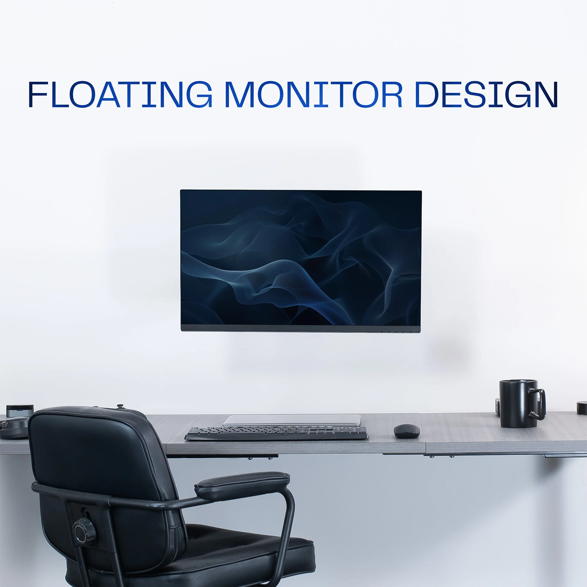 Pneumatic Arm Single Monitor Wall Mount - Up to 32" Screens - Image 8