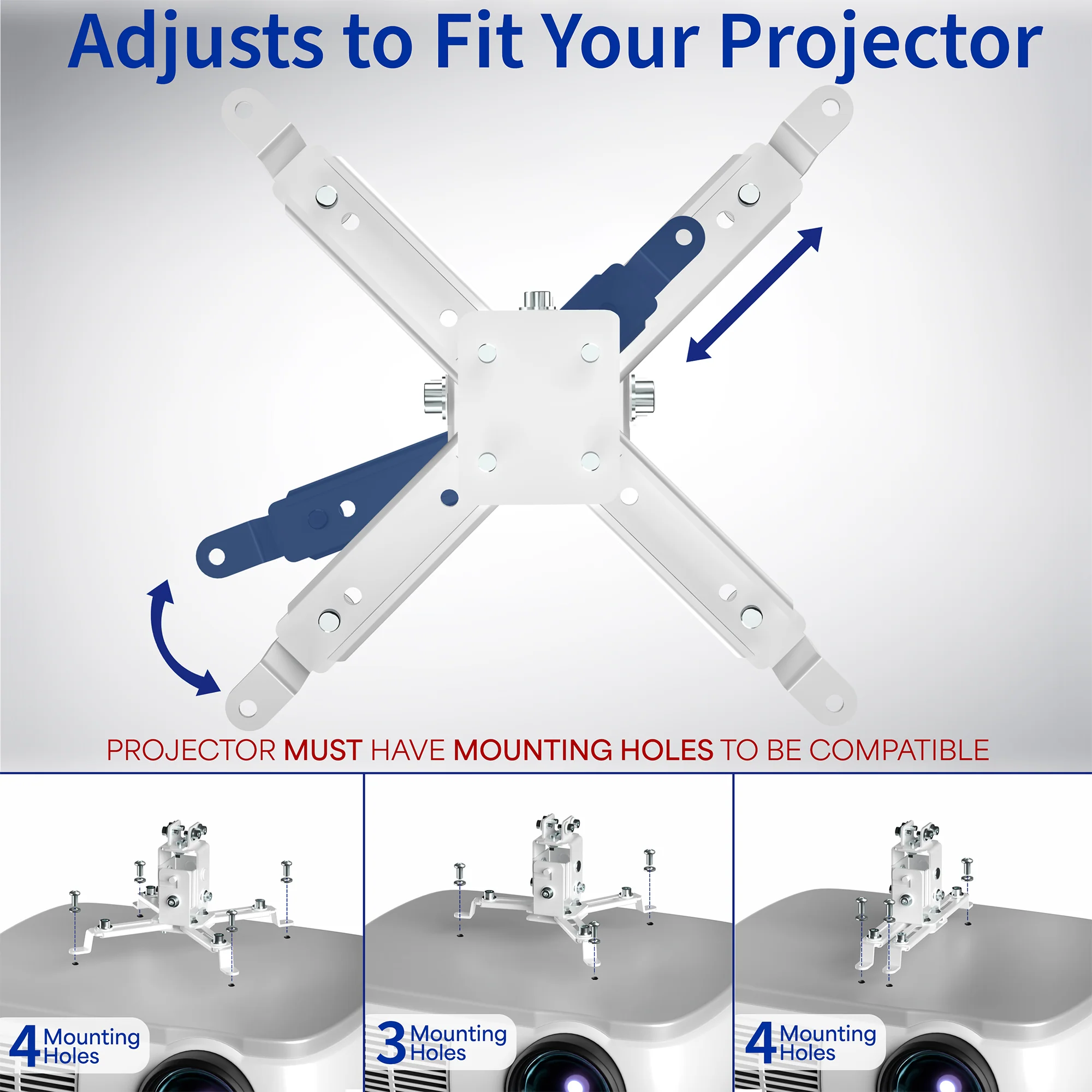 Adjustable Projector Ceiling and Wall Mount - Image 13