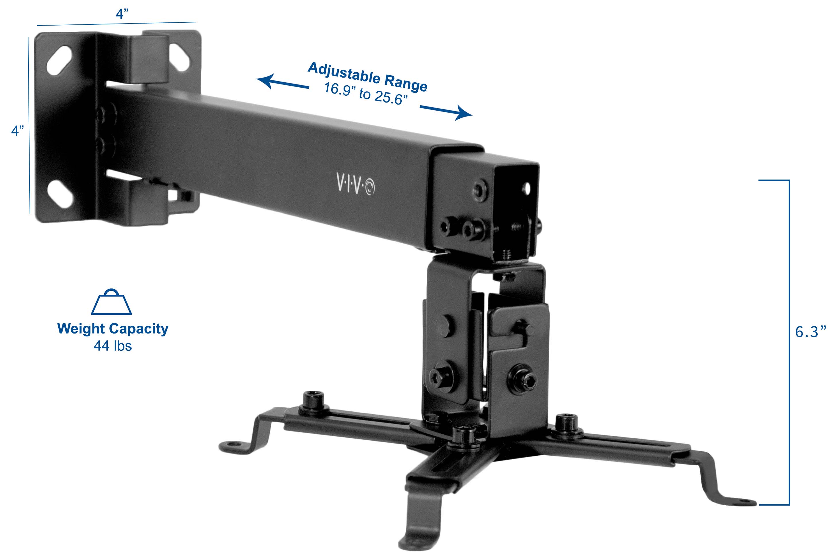 Adjustable Projector Ceiling and Wall Mount - Image 4