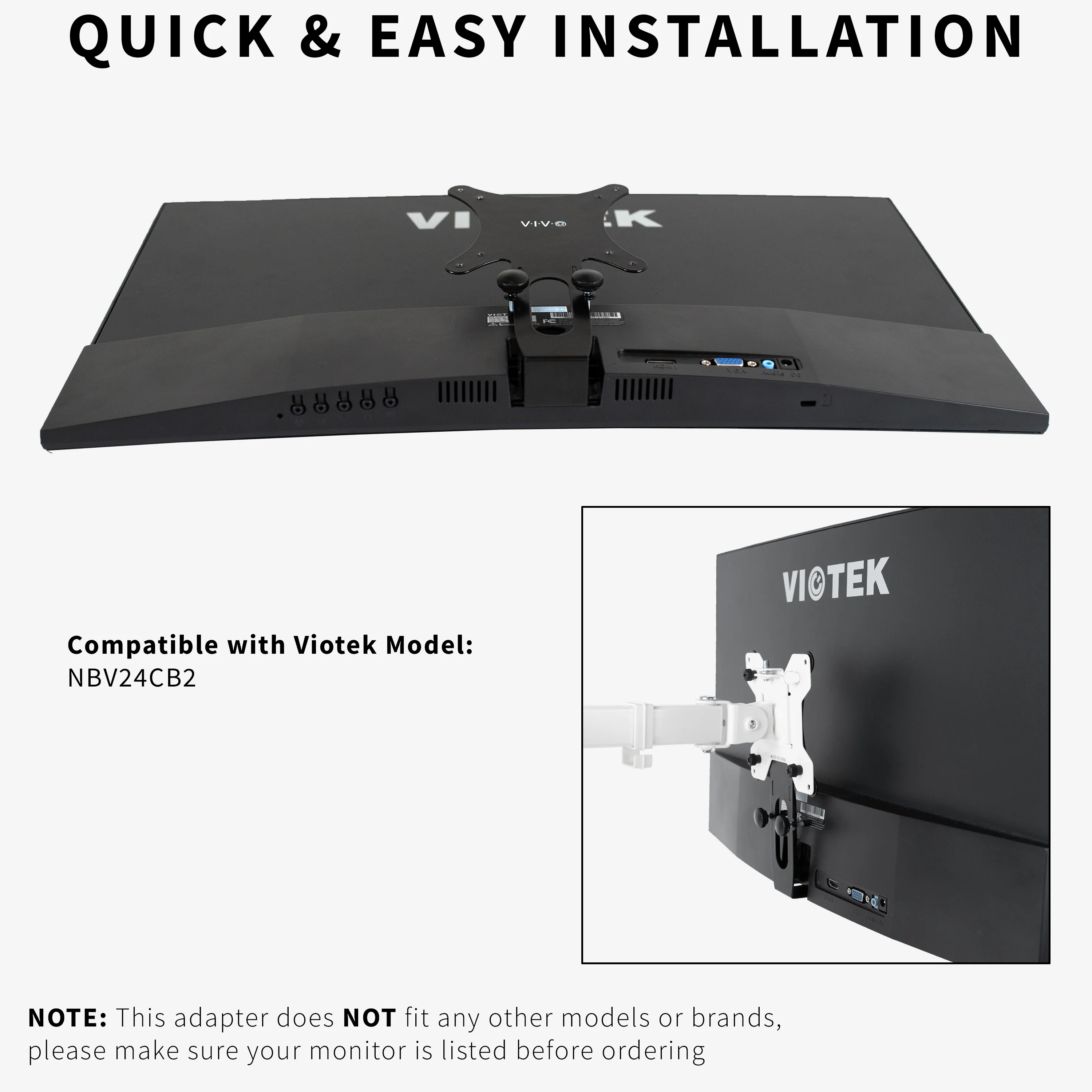 VESA Adapter for Compatible Viotek Monitors - Image 4