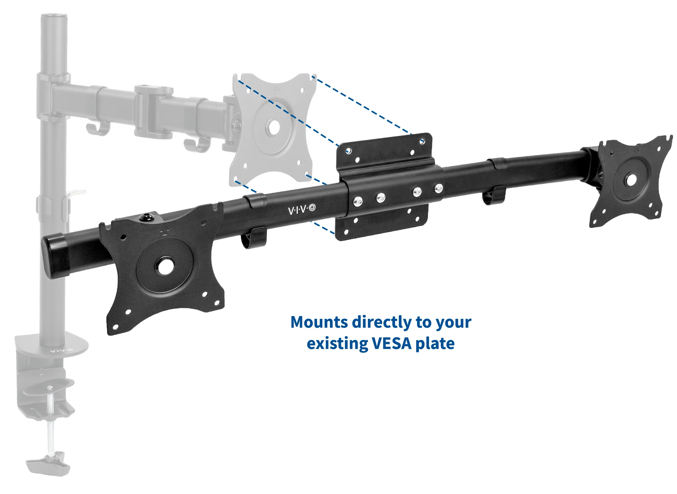 VESA Adapter Bracket for 2 Monitor Screens - Image 5
