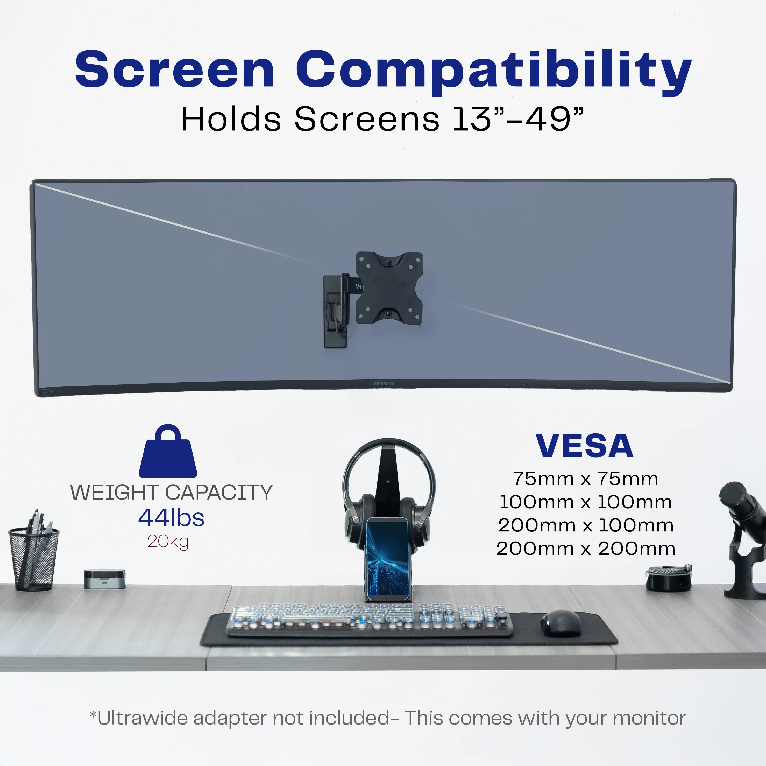 Wall Mount for Ultrawides up to 49" - Image 4