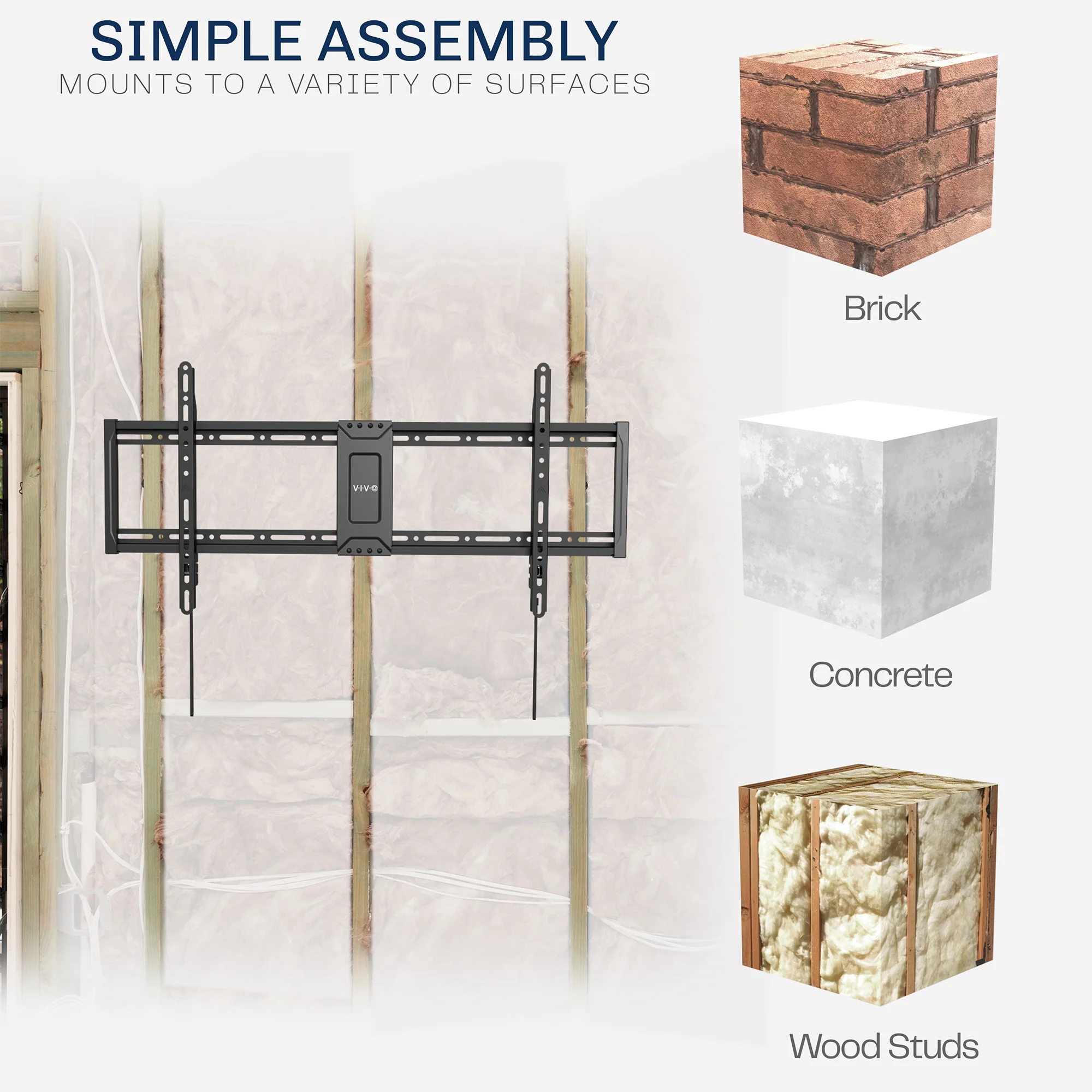 Extra Large Wall Mount for 43" to 100" TVs - Image 7