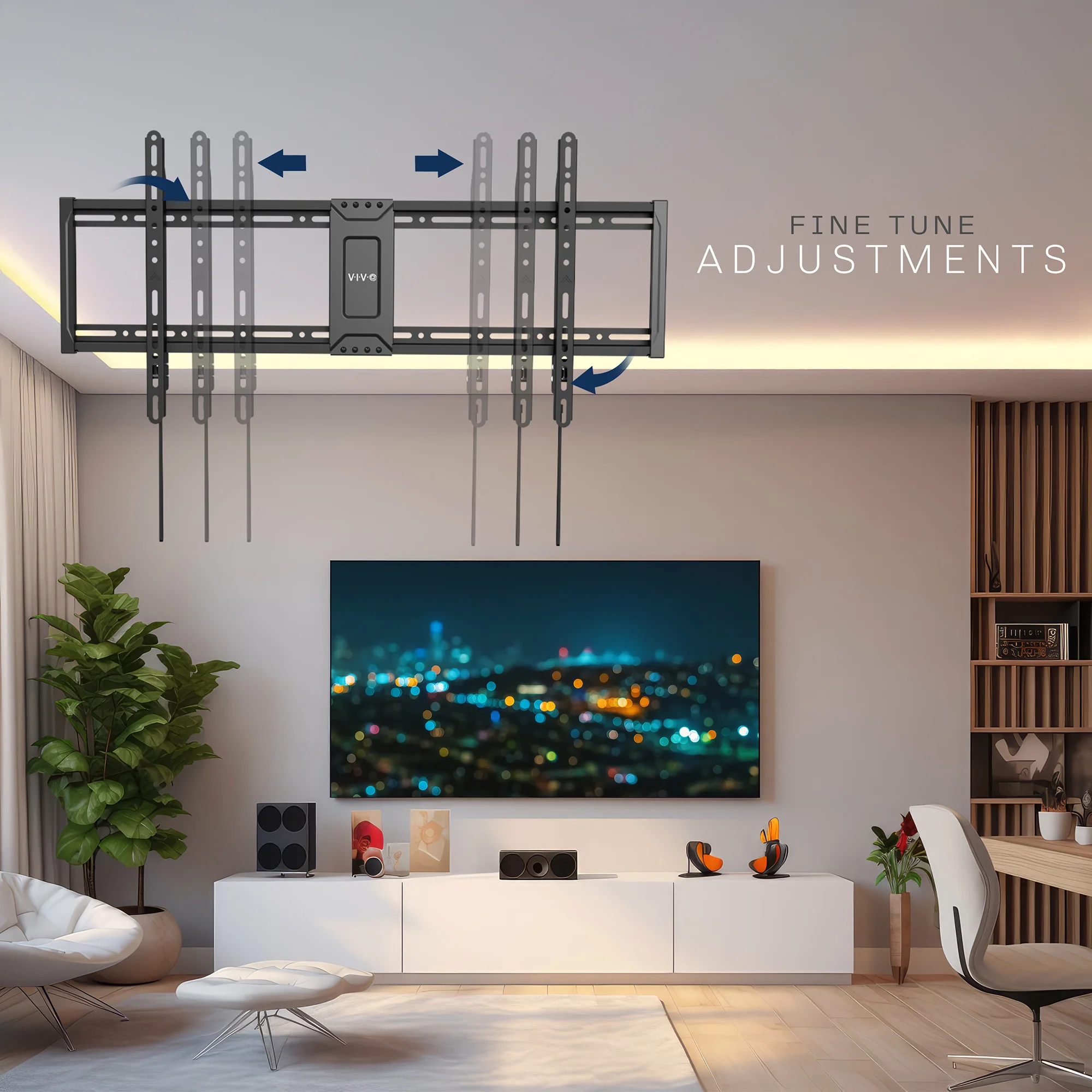 Extra Large Wall Mount for 43" to 100" TVs - Image 8