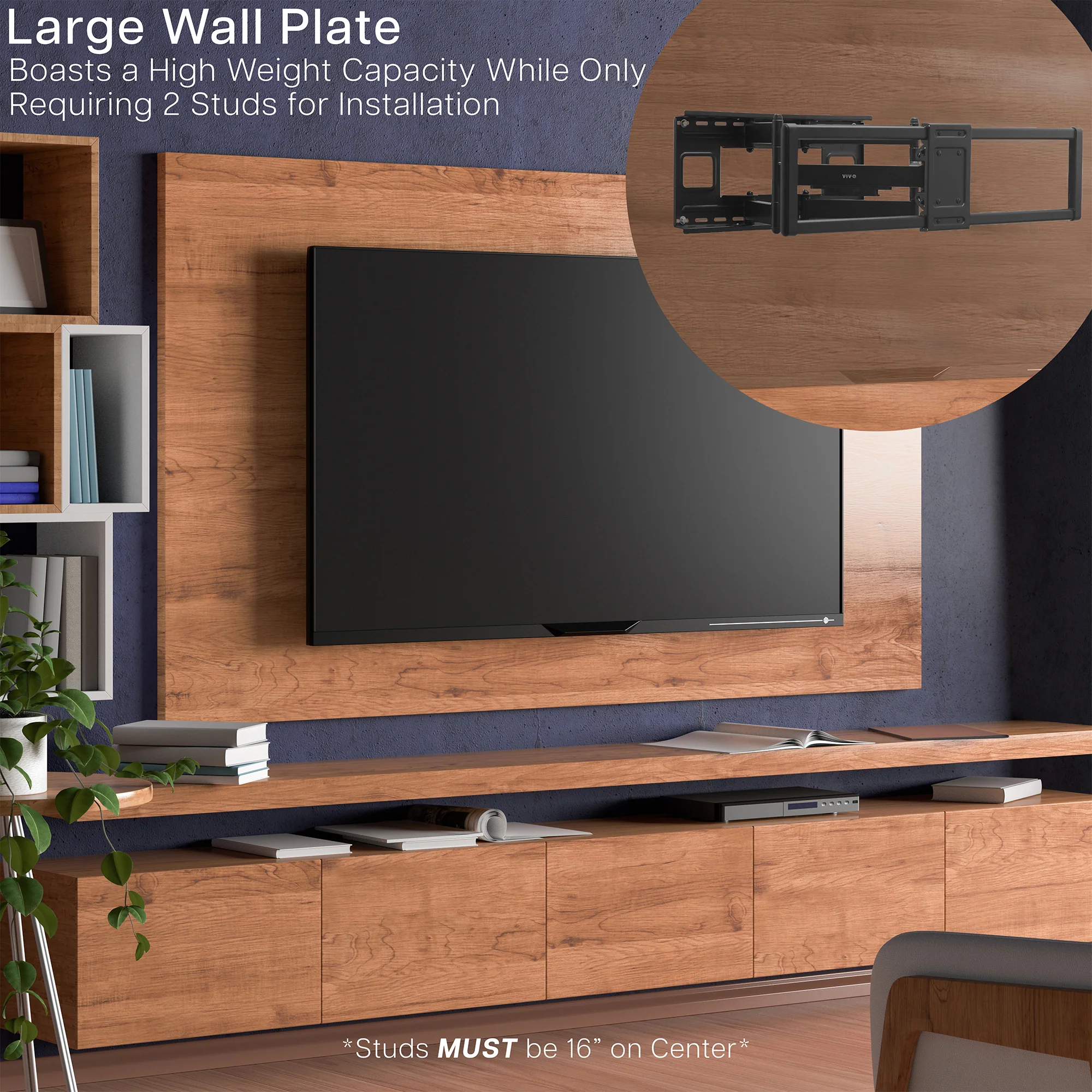 Full Motion Extra Large 60” to 120” TV Wall Mount - Image 6