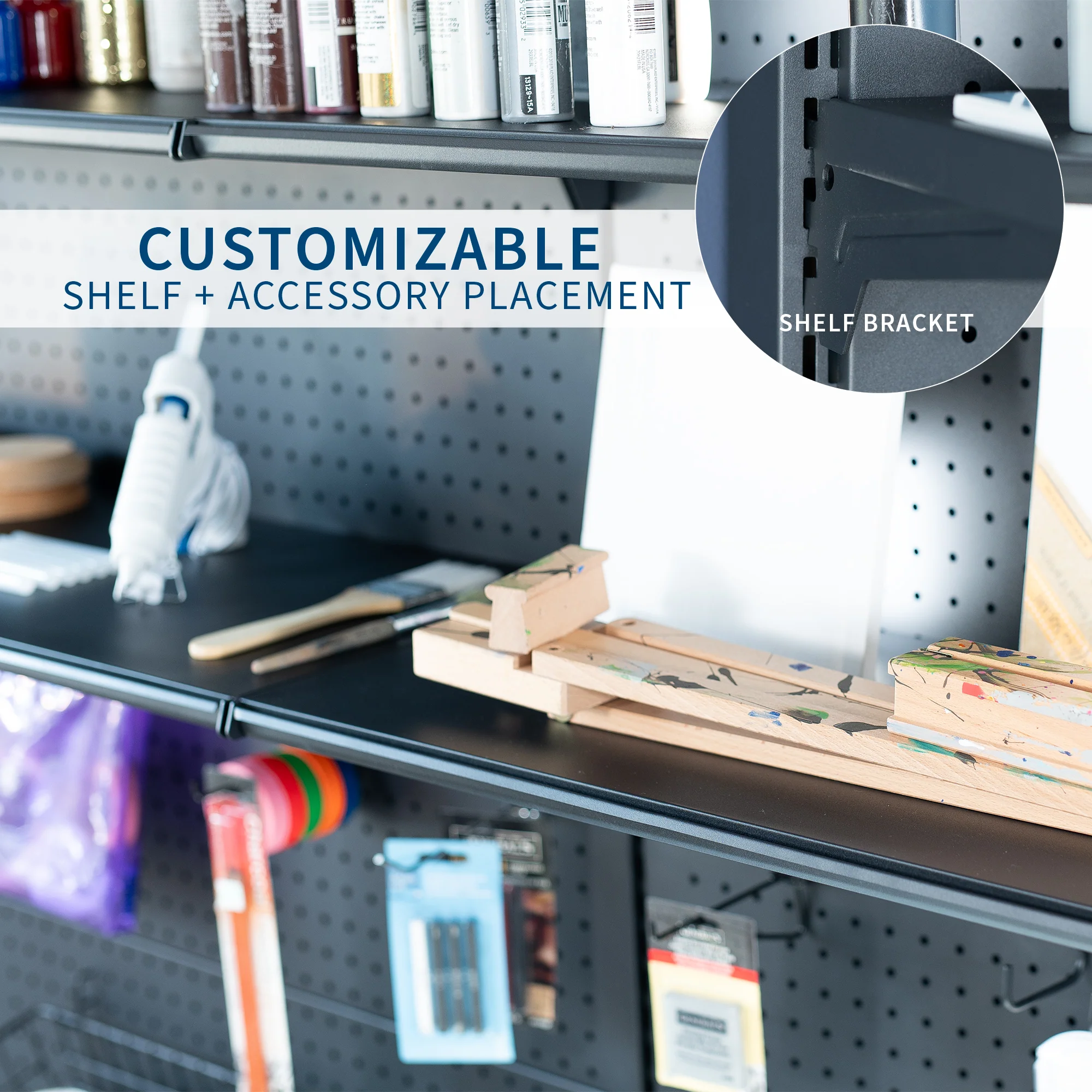 Freestanding Pegboard Organizer - Image 7