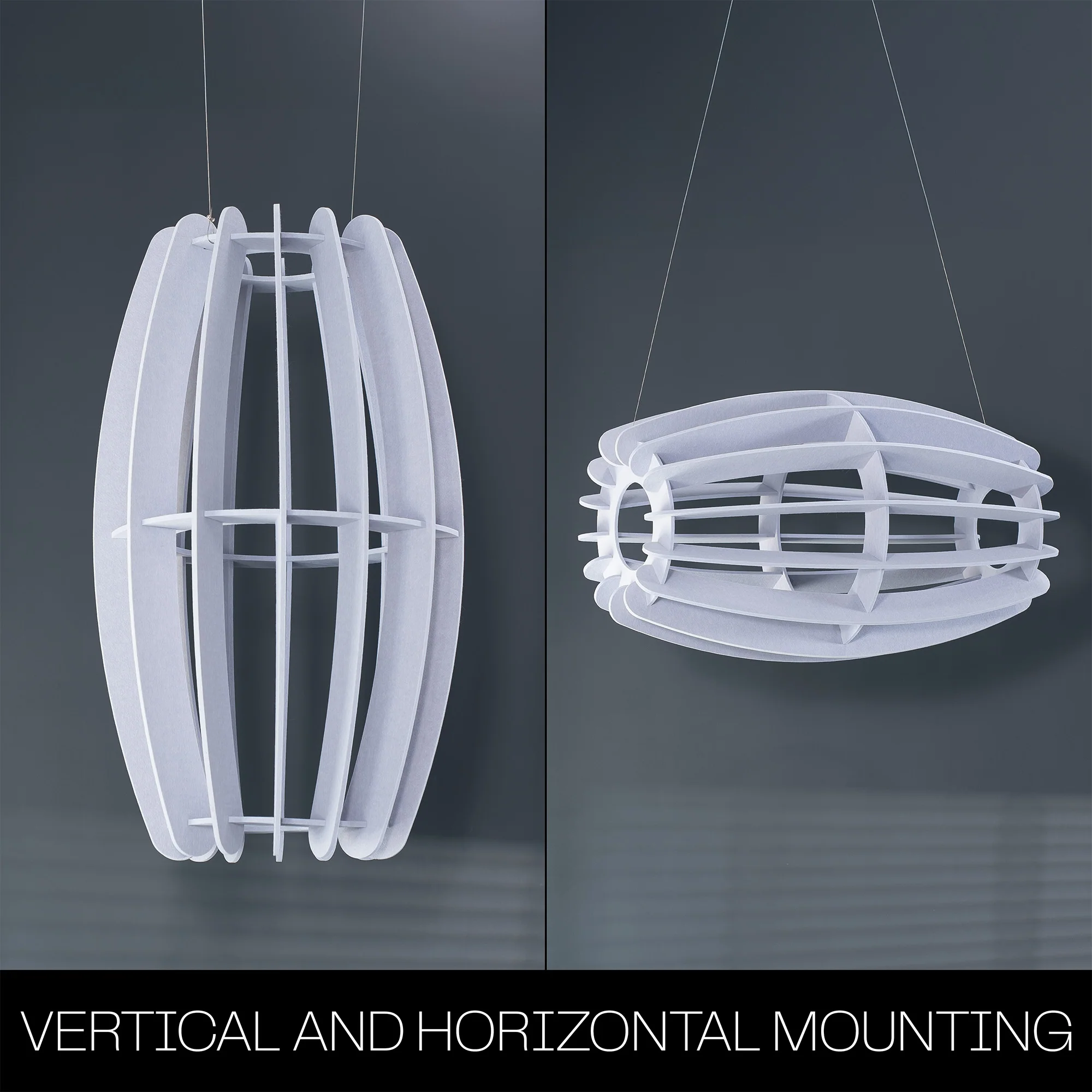 Large Acoustic Ceiling Oval Sound Absorber - Image 4