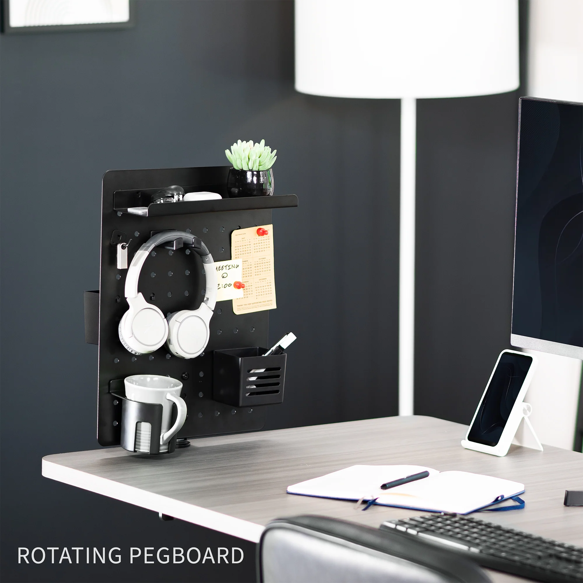 Clamp-on Rotating Pegboard - Image 4
