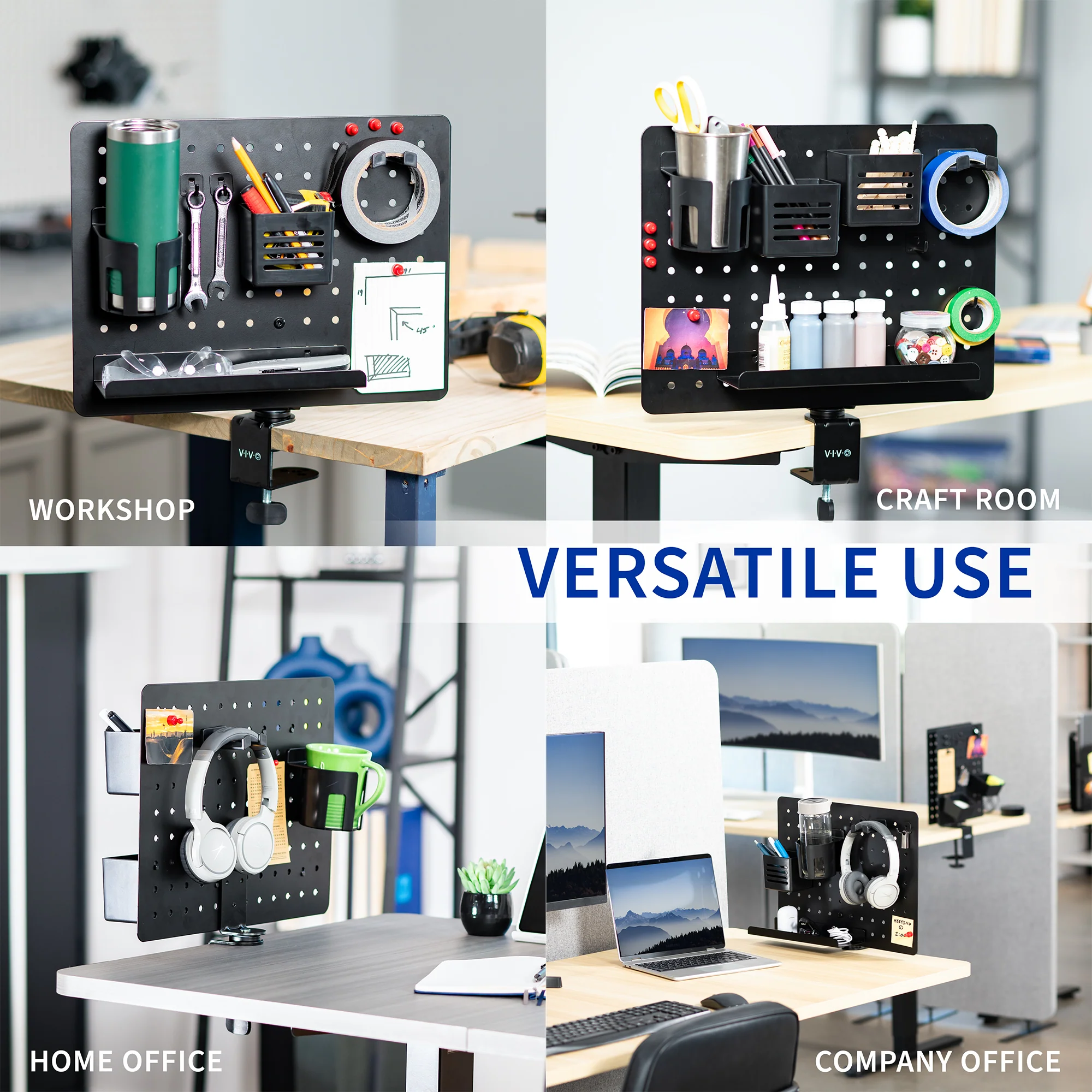 Clamp-on Rotating Pegboard - Image 6