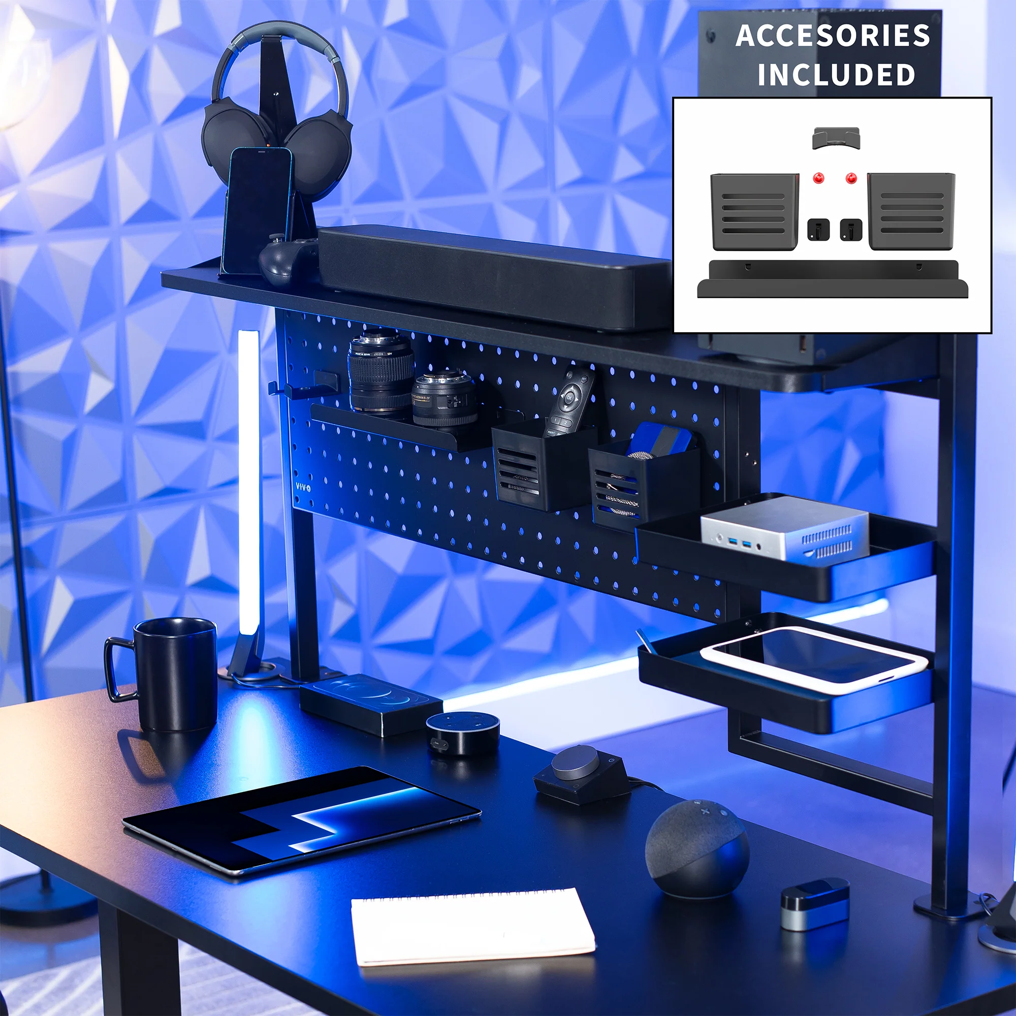 Clamp-on Multi-Purpose Pegboard Organizer - Image 4