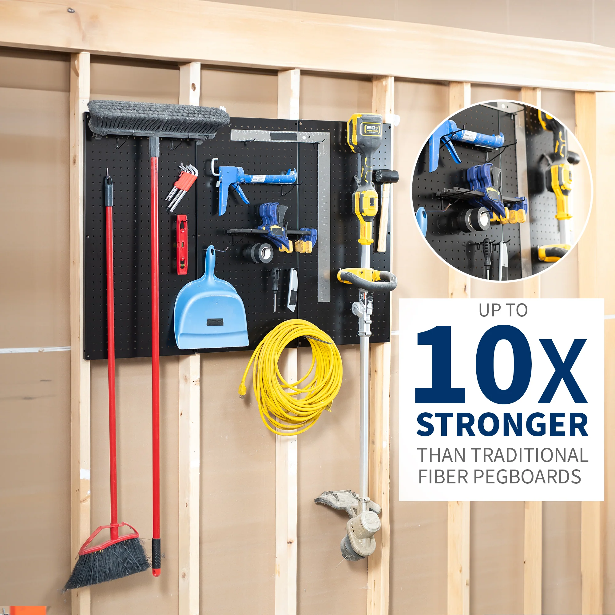 Wall Mounted Metal Pegboard - Image 8