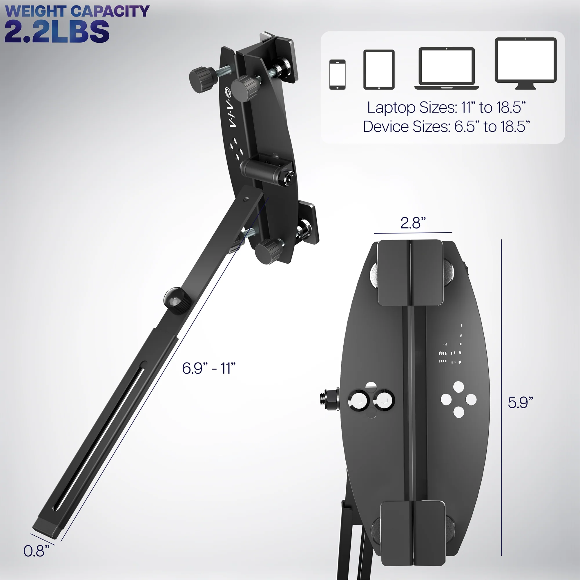 Portable Monitor Laptop Extension Holder - Image 4