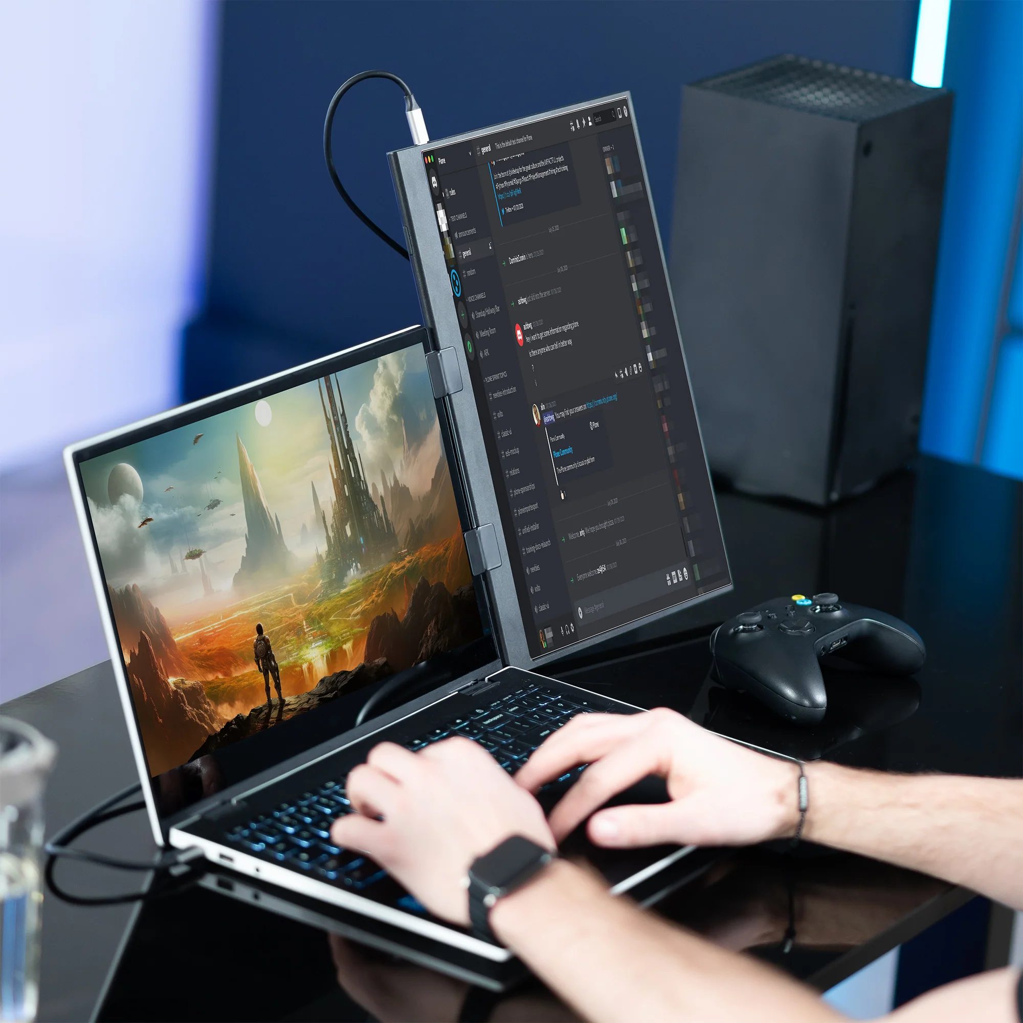 Portable Monitor Laptop Extension Holder - Image 8