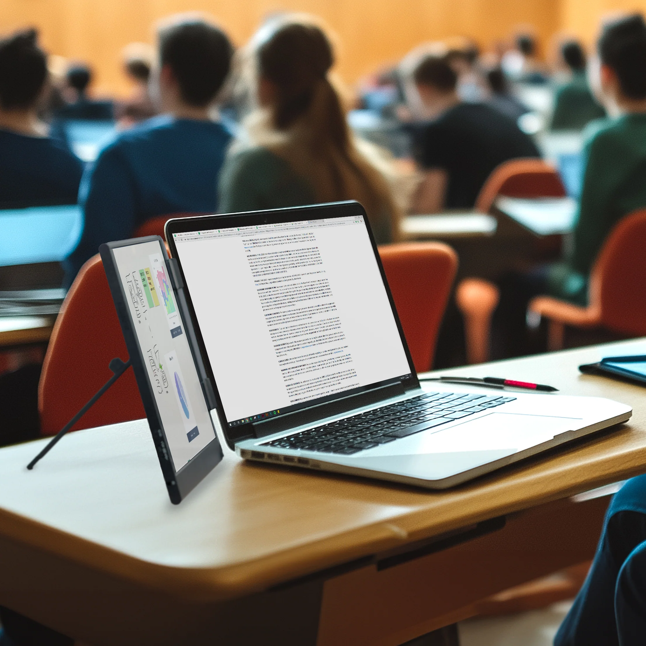 Portable Monitor Laptop Extension Holder - Image 9