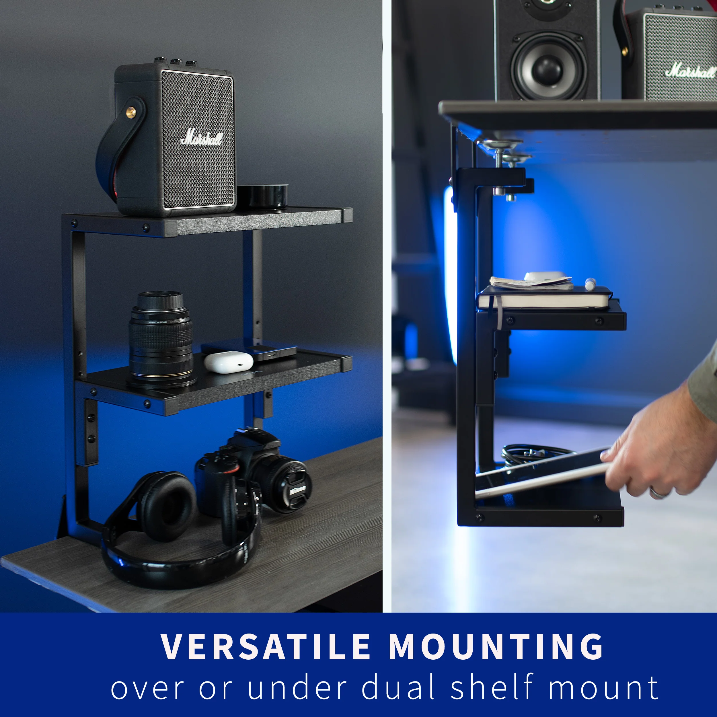 Above/Below Clamp-on Dual Shelf - Image 4