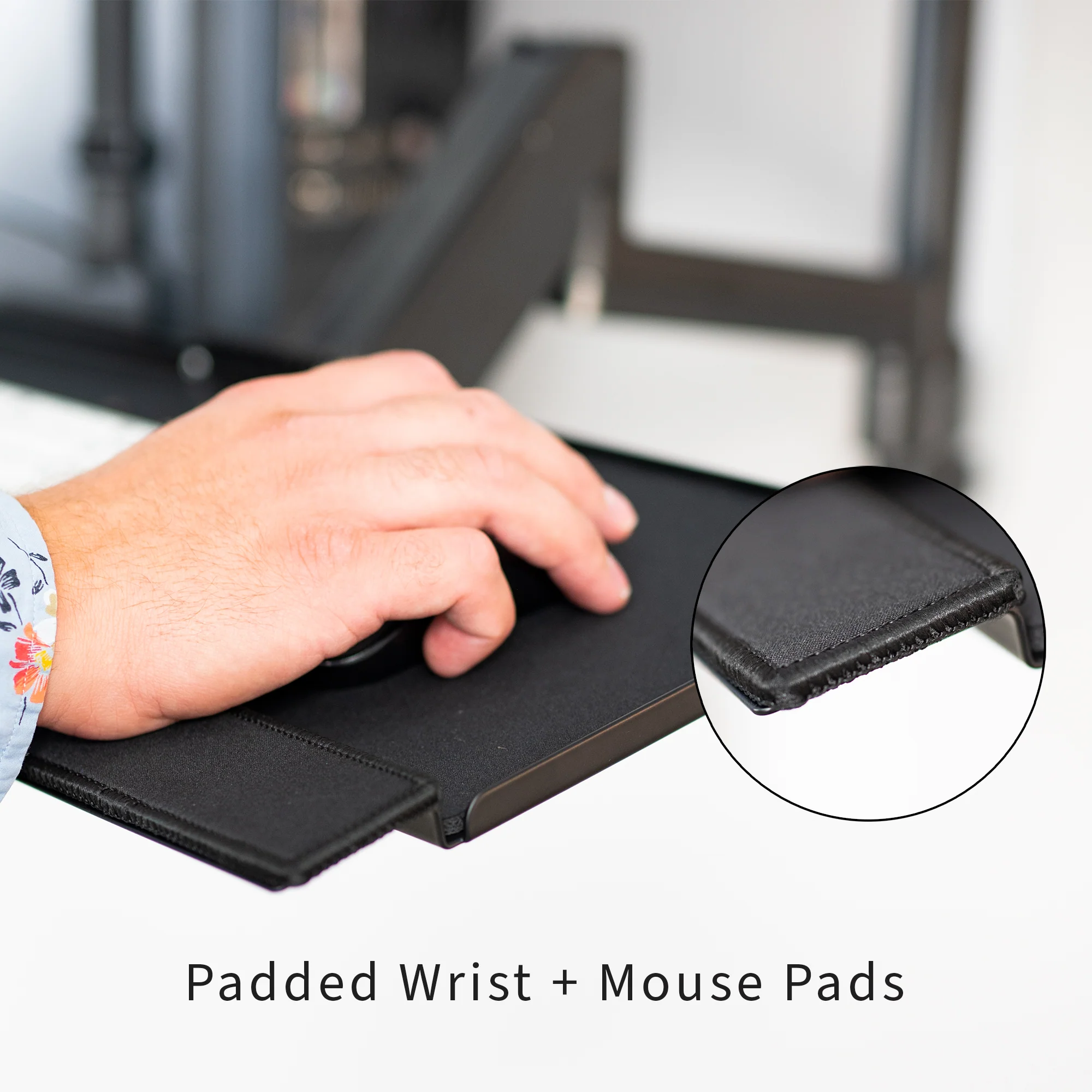 Single 17” to 32” Monitor Sit to Stand Wall Mount Workstation - Image 7