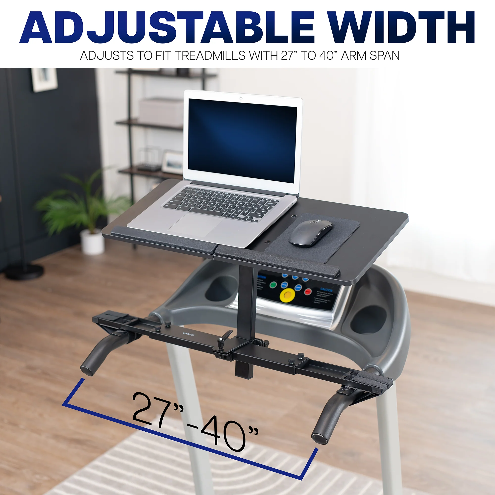 Height Adjustable 27" Laptop Desk for Treadmill - Image 4