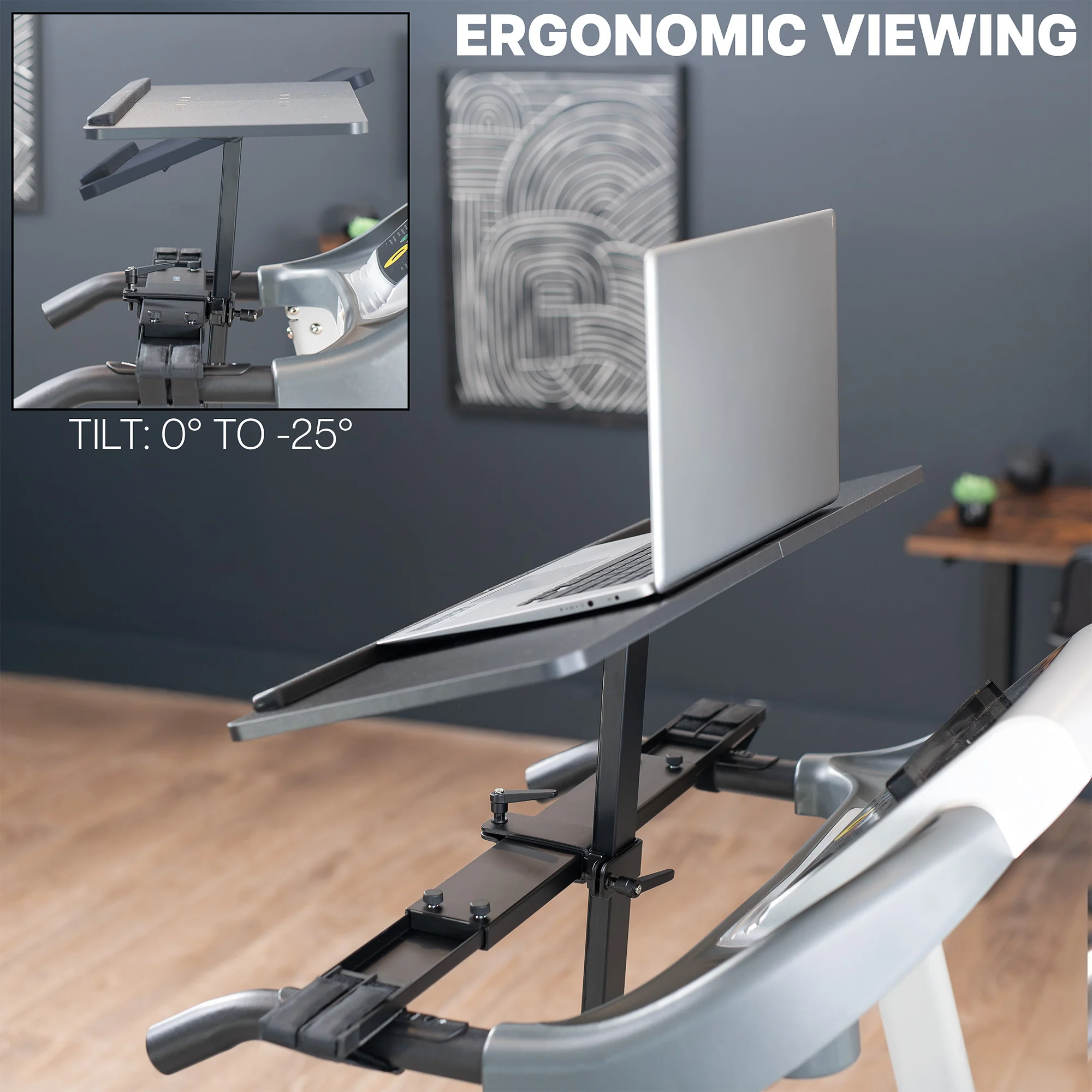 Height Adjustable 27" Laptop Desk for Treadmill - Image 9