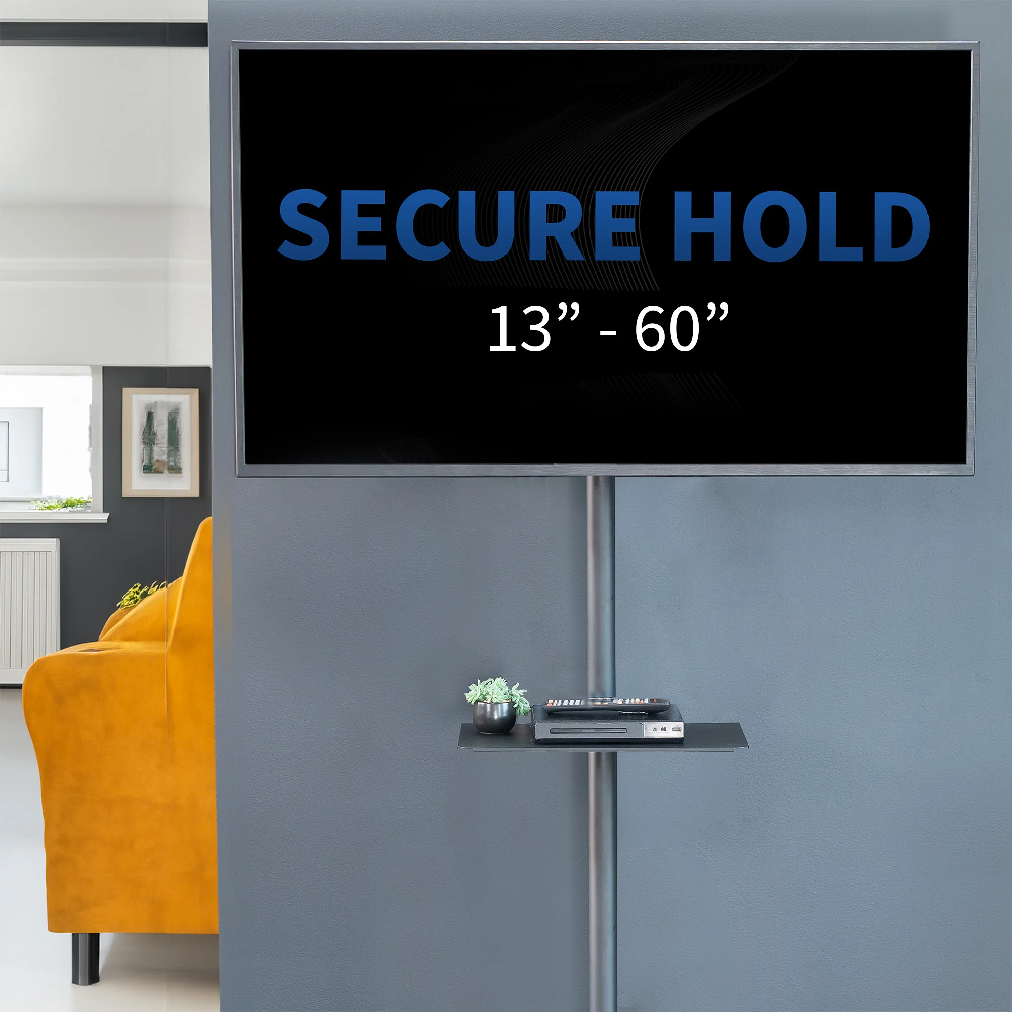 TV Cart for 13" to 60" Screens - Image 6