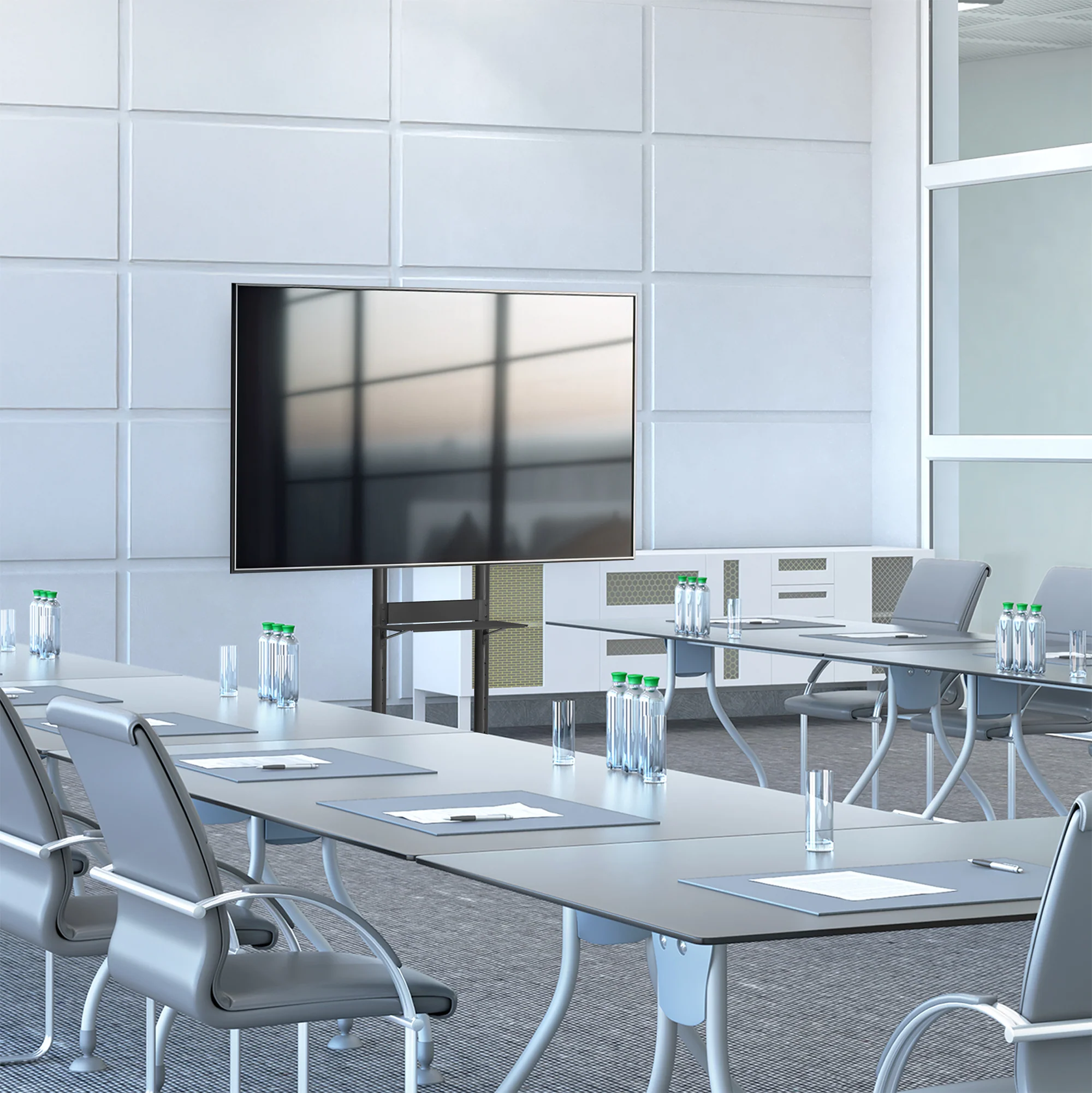 Mobile Large TV Cart for 55” to 100” Screens - Image 10