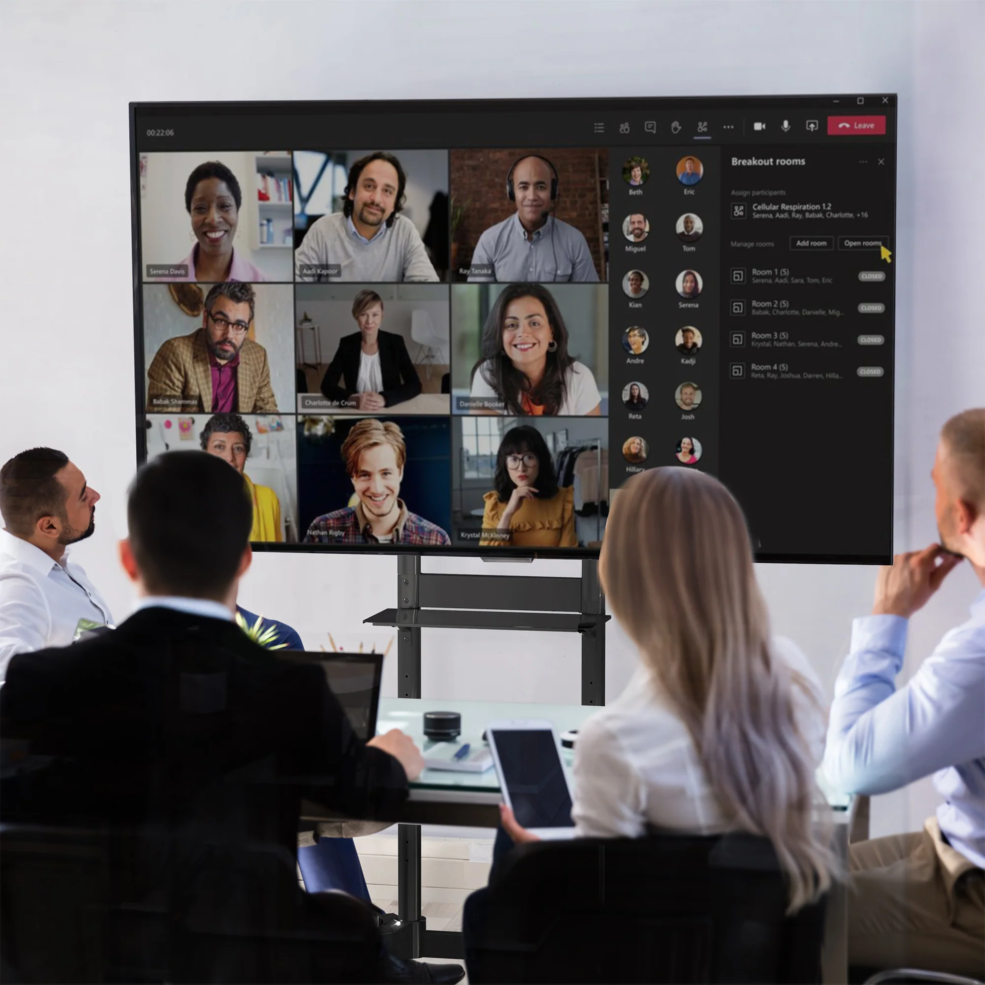 Mobile Large TV Cart for 55” to 100” Screens - Image 11