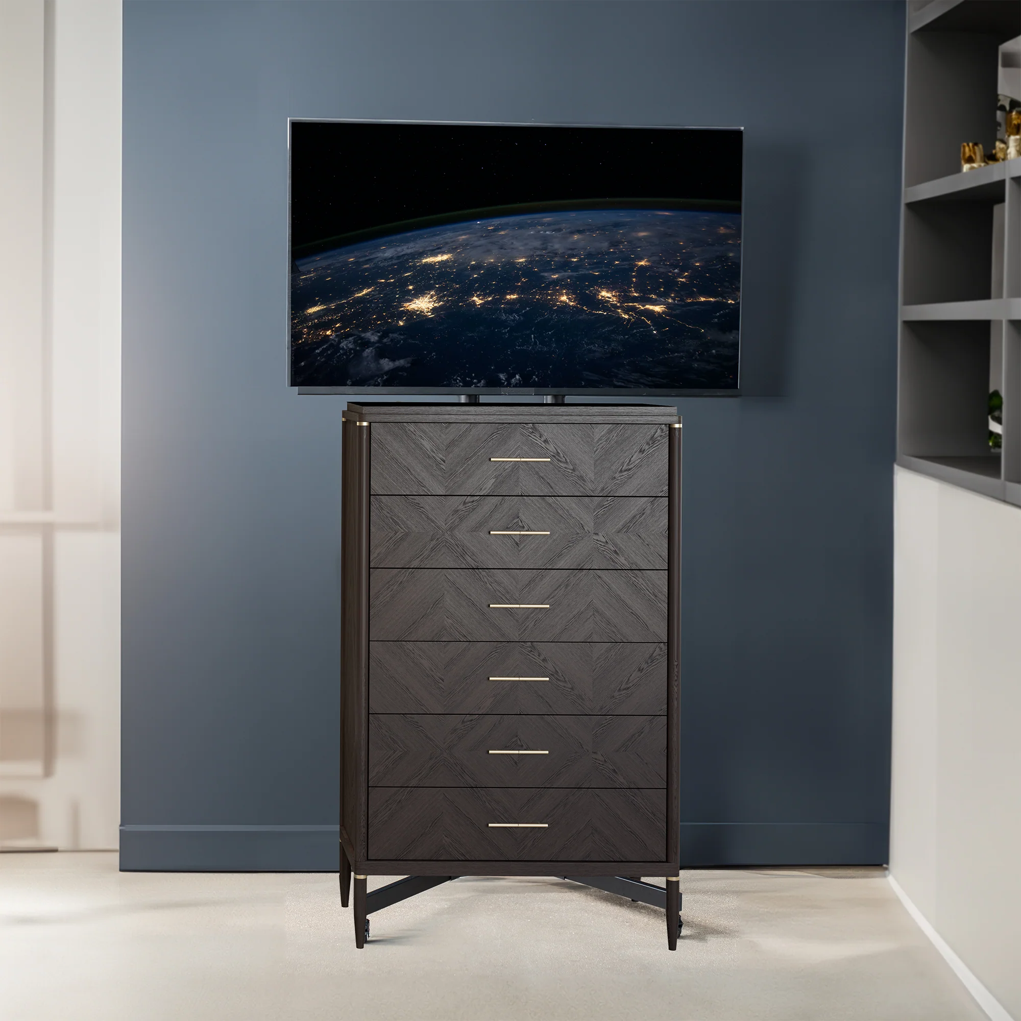 Large Mobile TV Cart for 32" to 83" Screens - Image 6