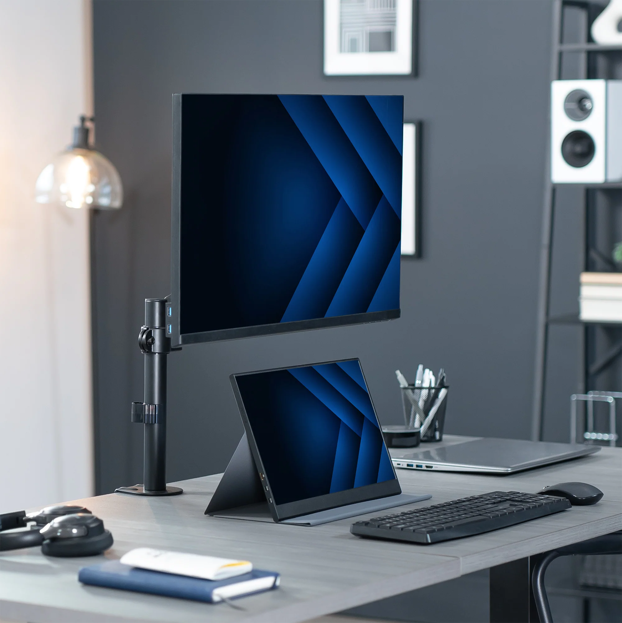 Mechanical Arm Single 17” to 32” Monitor Desk Mount - Image 6