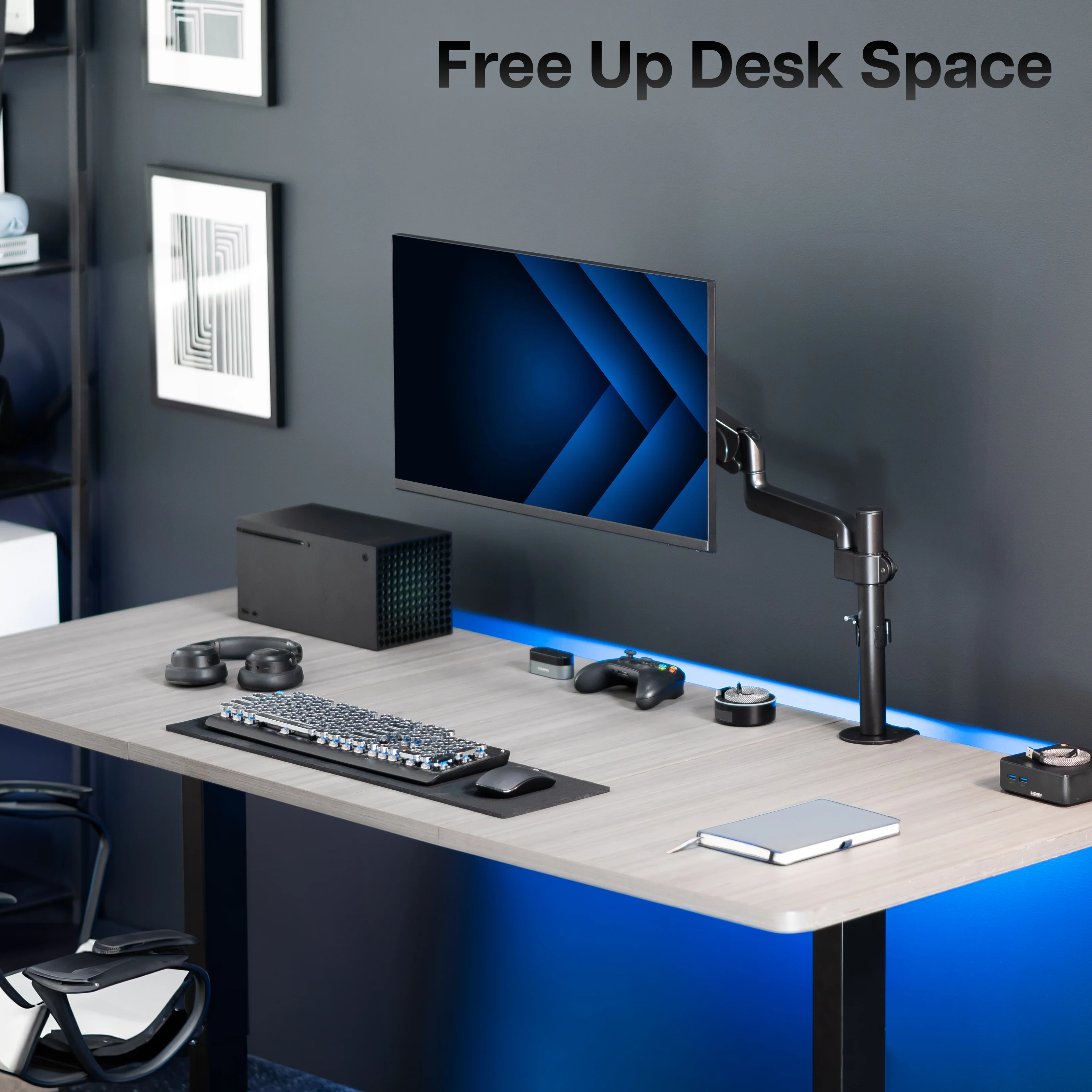 Mechanical Arm Single 17” to 32” Monitor Desk Mount - Image 8