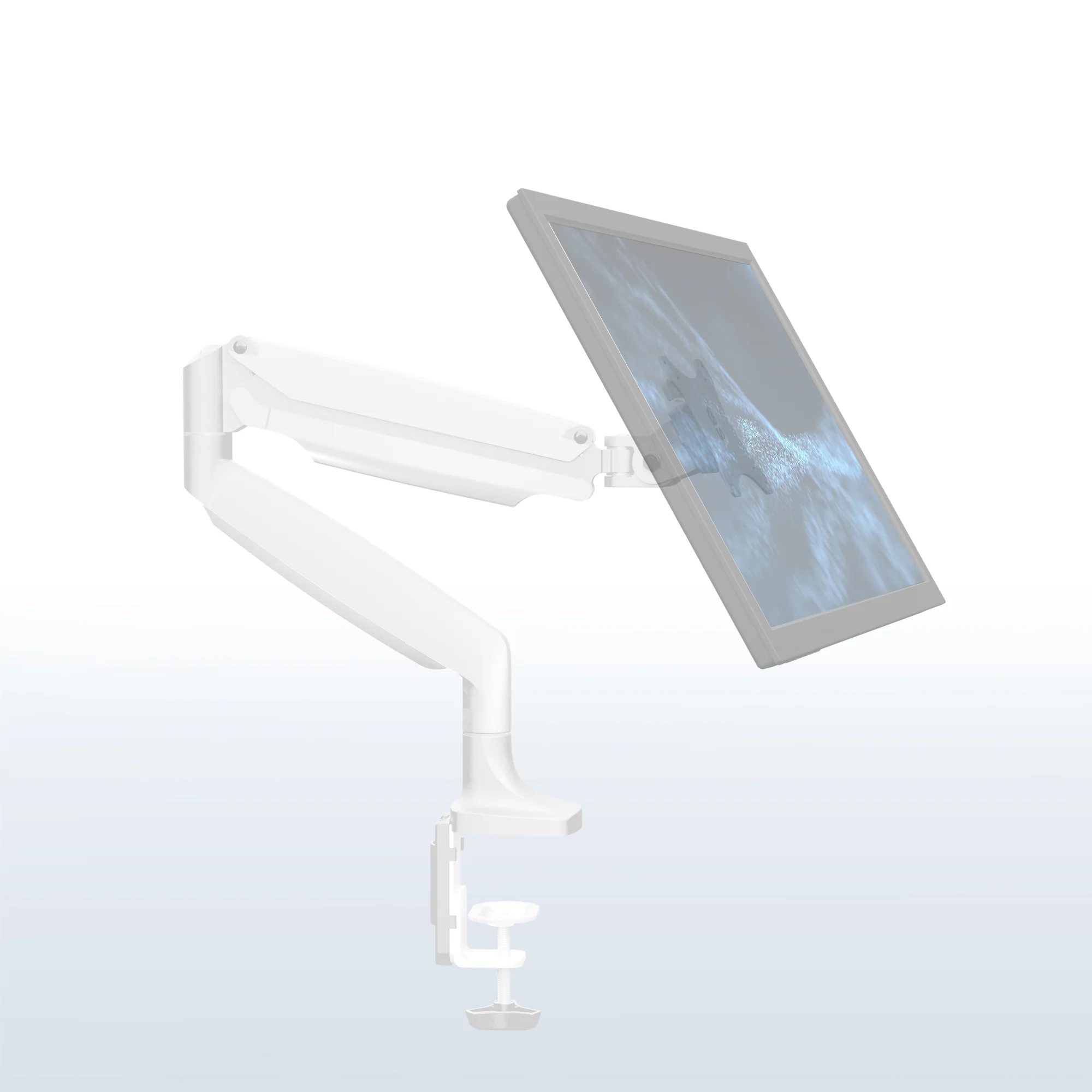 Pneumatic Arm Single 13” to 32" Monitor Desk Mount - Image 10