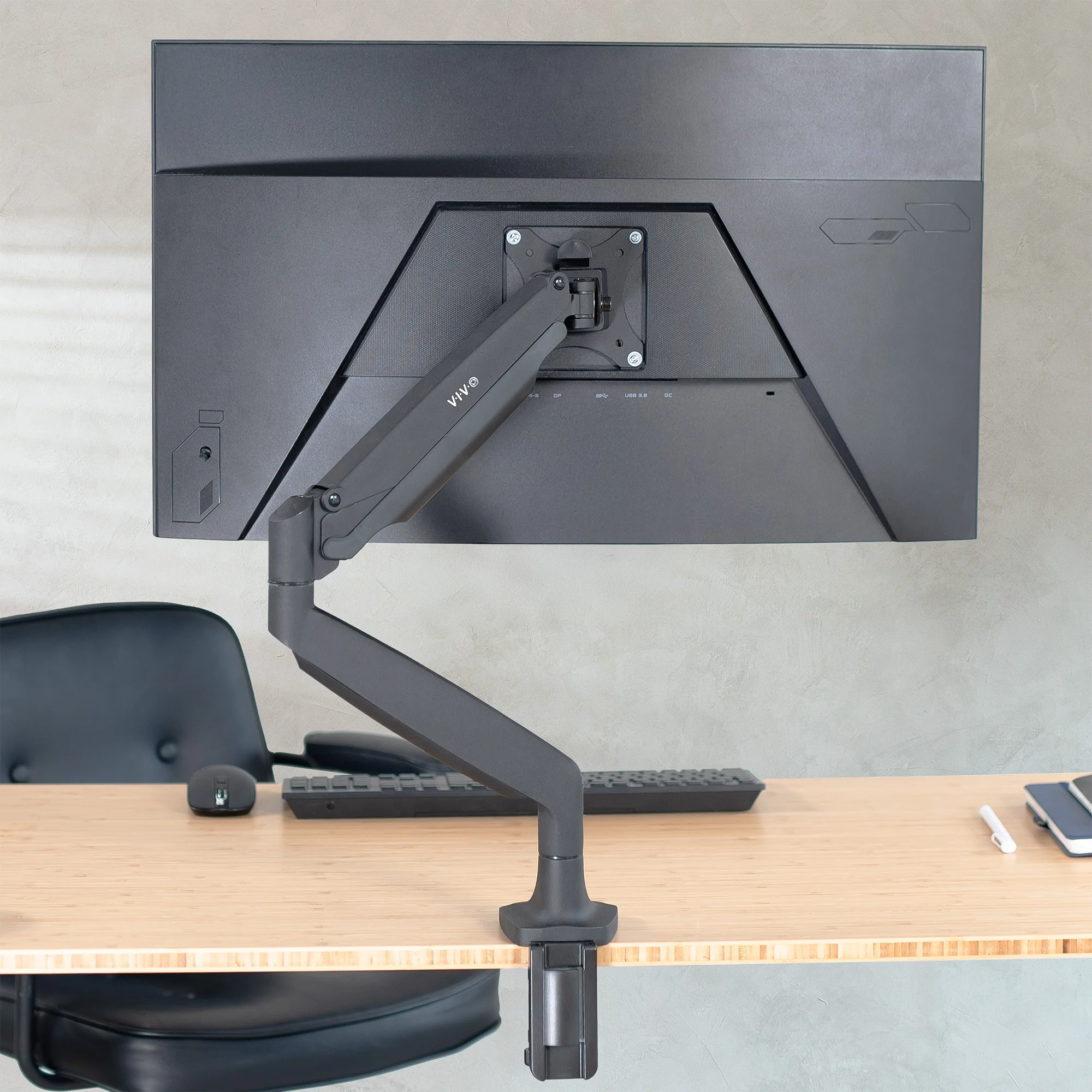 Pneumatic Arm Single 13” to 32" Monitor Desk Mount - Image 4