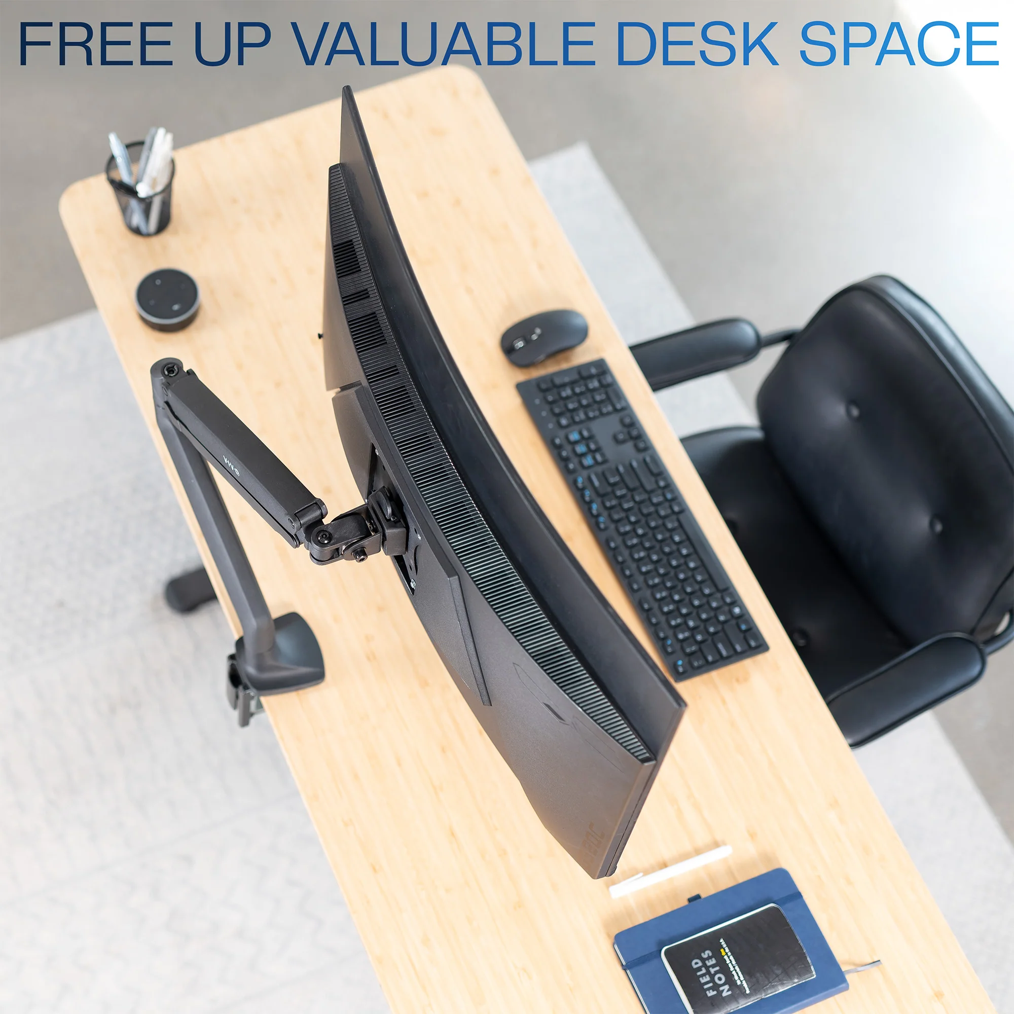 Pneumatic Arm Single 13” to 32" Monitor Desk Mount - Image 7