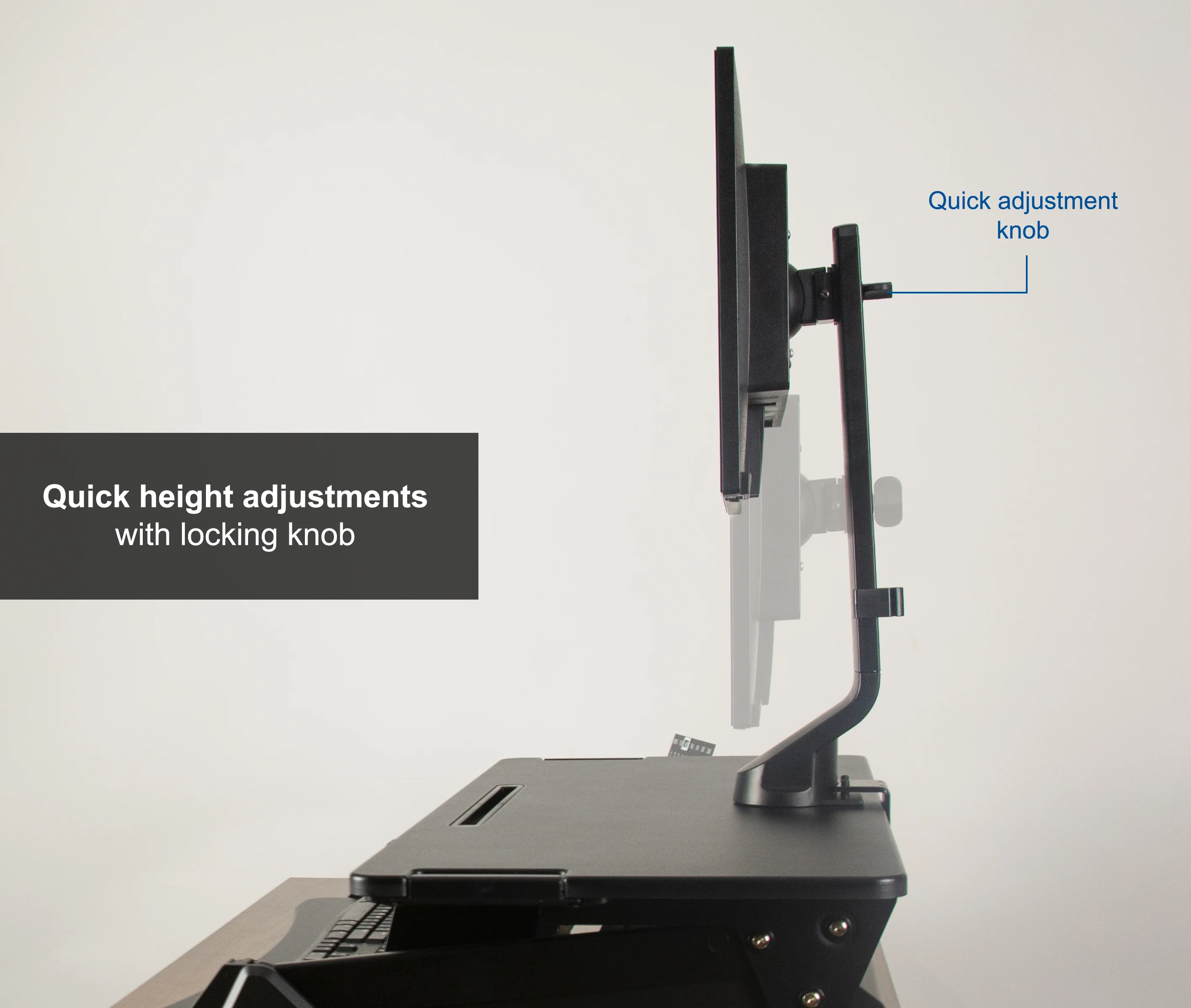 Single 17" to 32" Monitor Desk Mount - Image 8