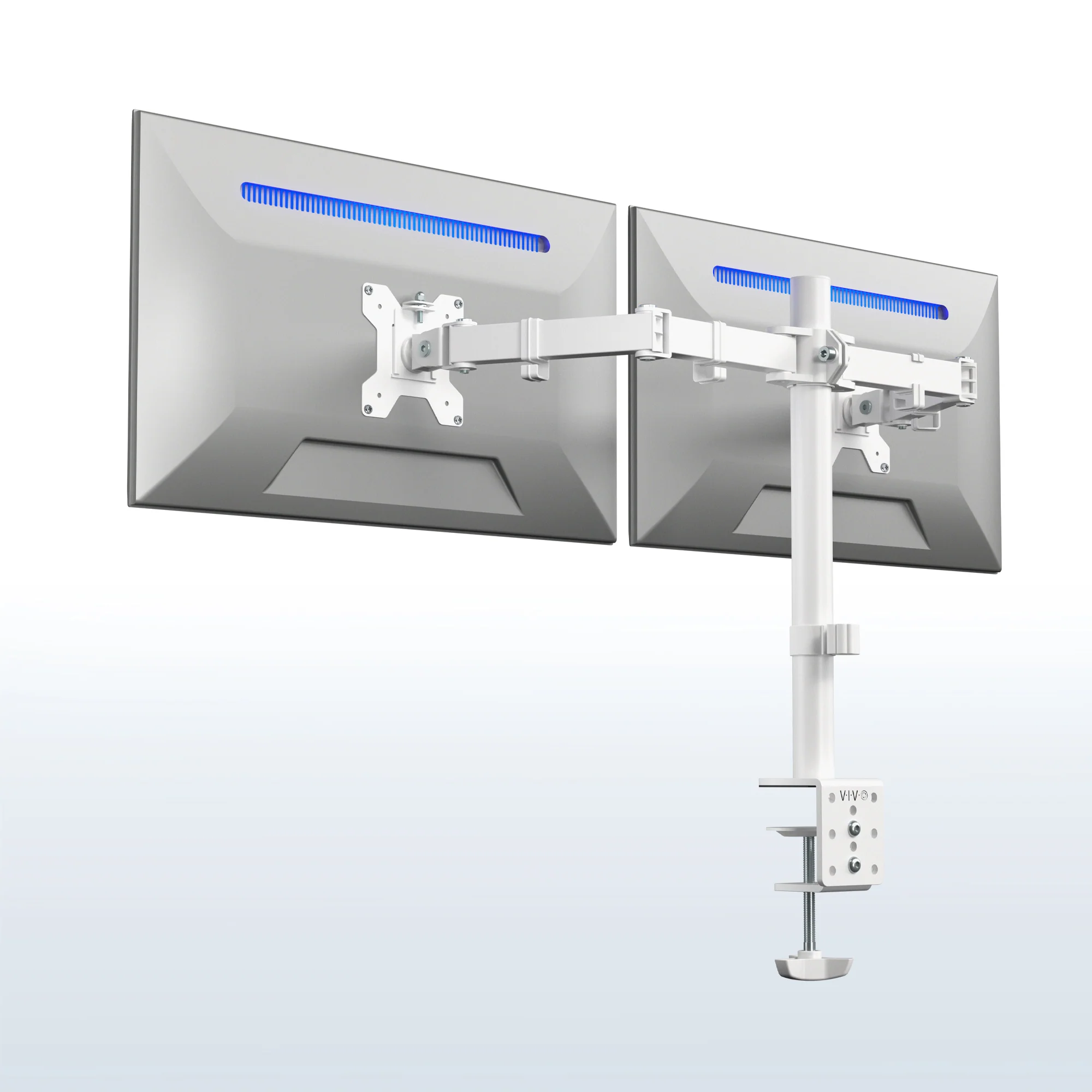 VIVO Dual Monitor Desk Mount Adjustable Stand - Image 12
