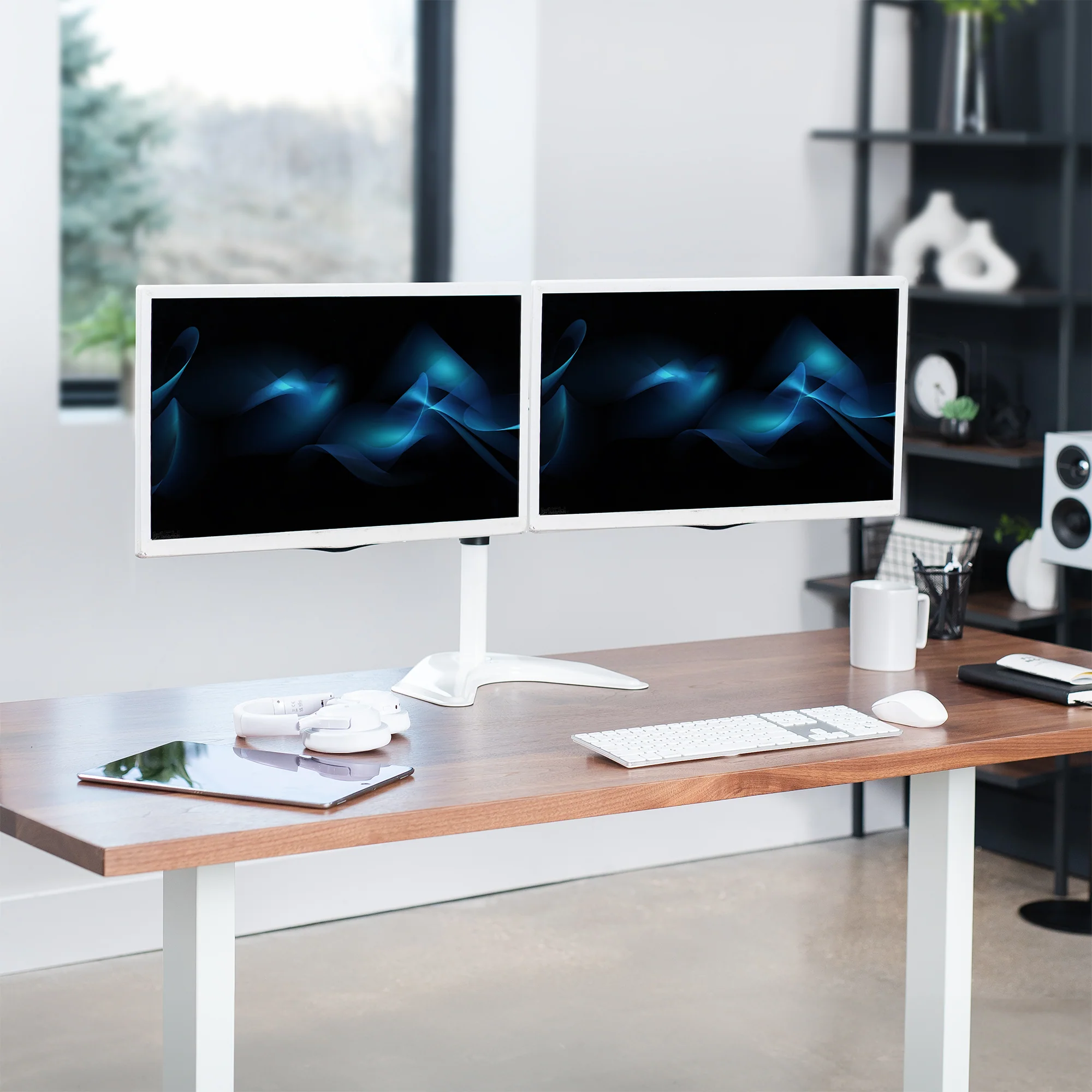 Dual Monitor Desk Stand - Up to 38" Screens - Image 11
