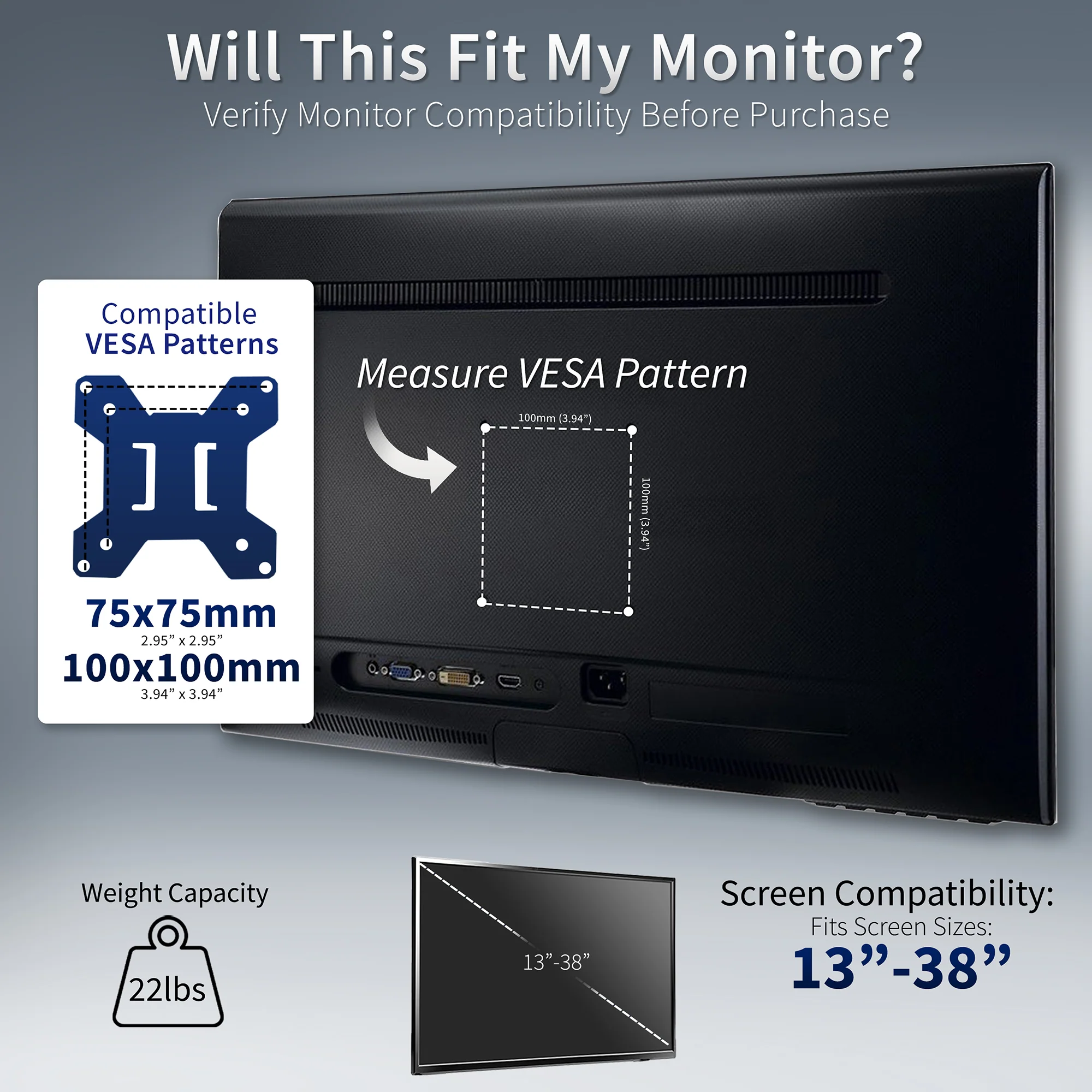 Dual Monitor Desk Stand - Up to 38" Screens - Image 15