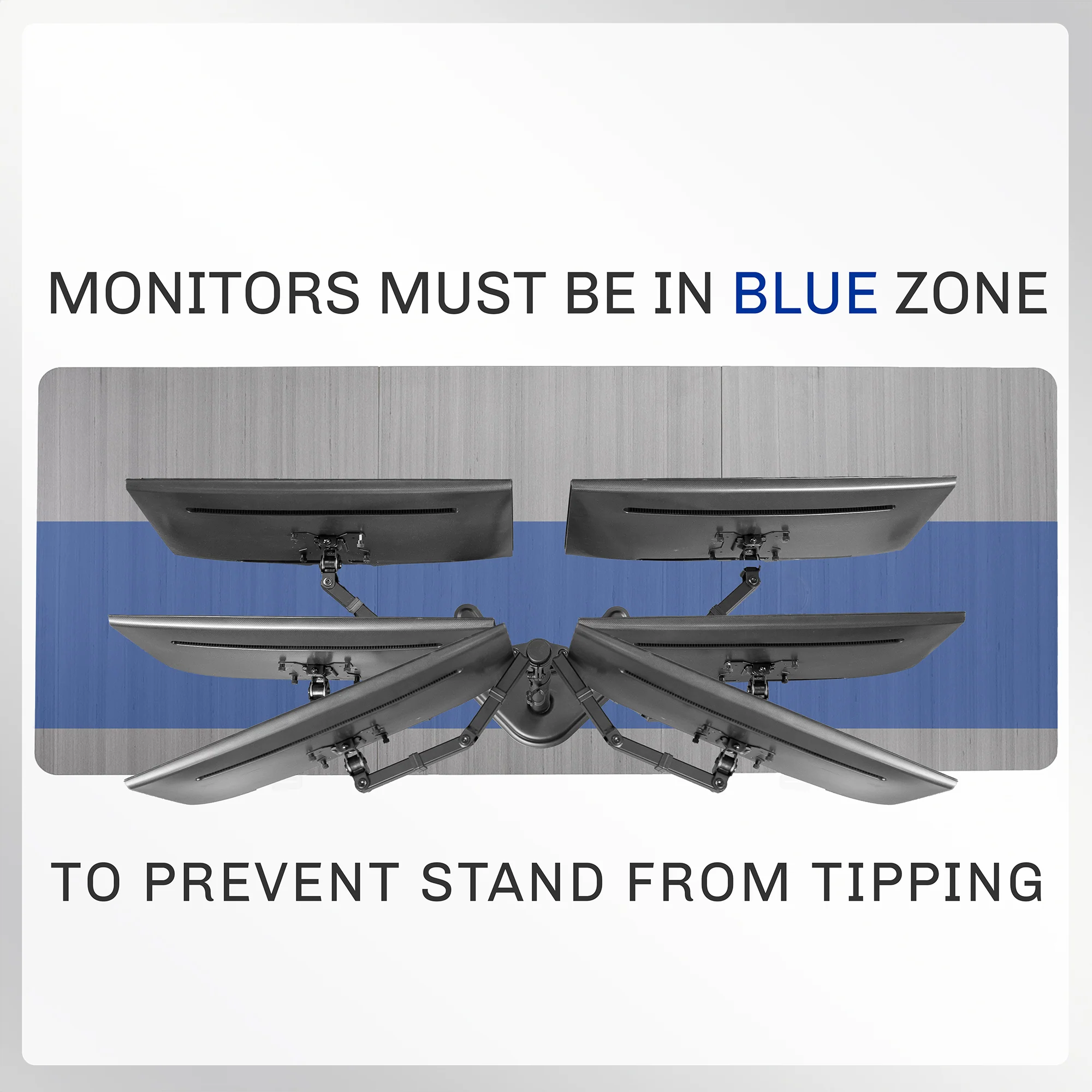 Dual Monitor Desk Stand - Up to 38" Screens - Image 8