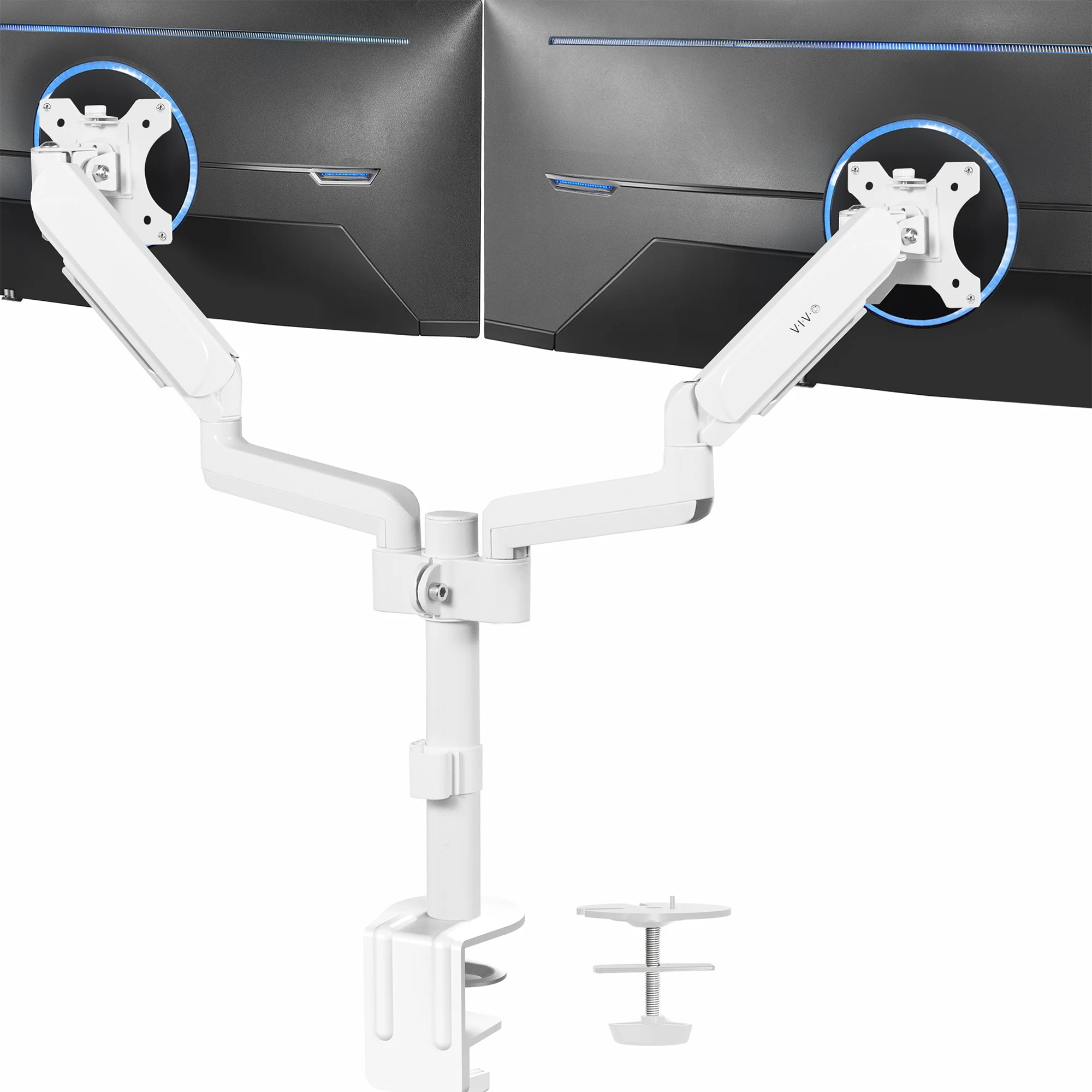 Mechanical Arm Dual 17" to 32" Monitor Desk Mount - Image 10