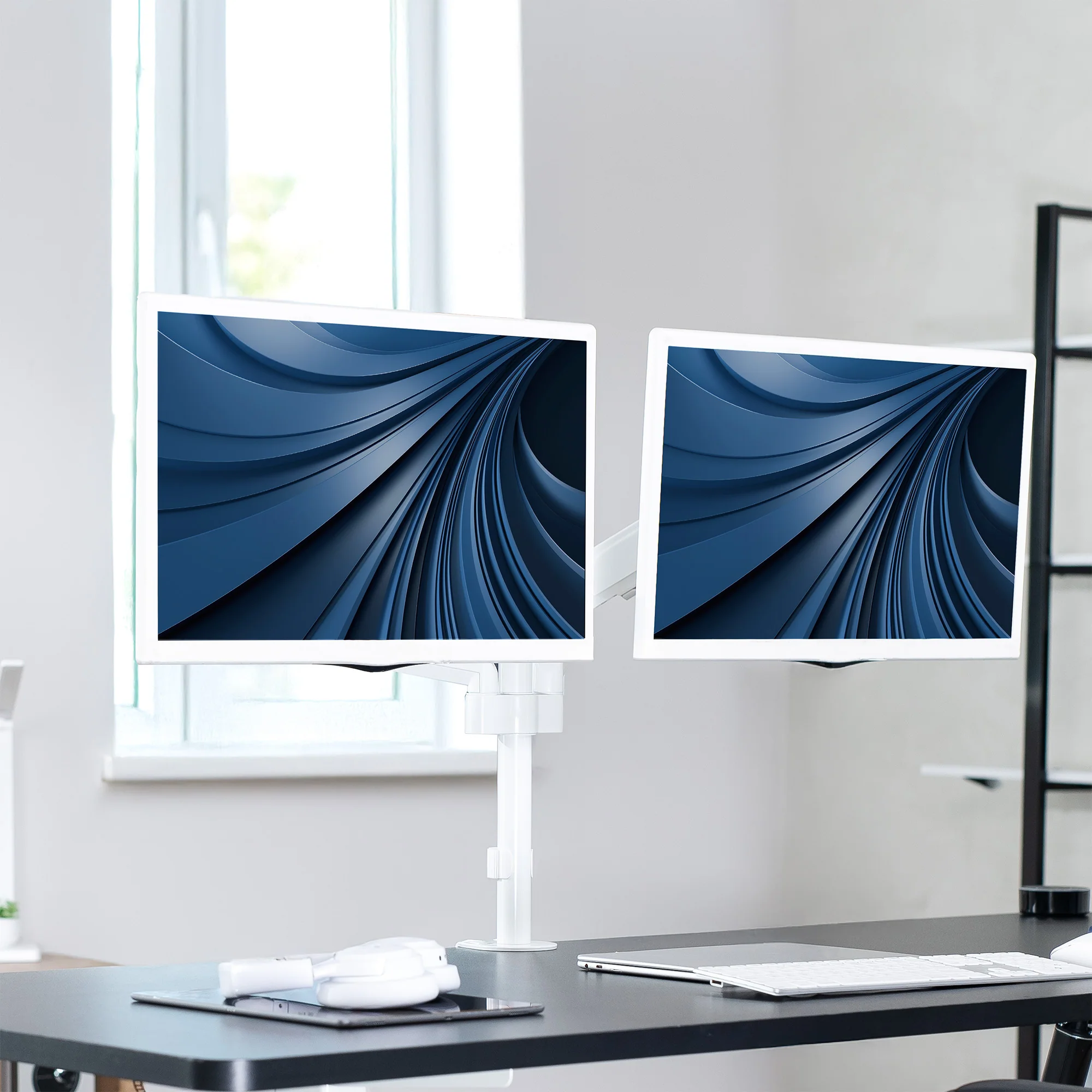 Mechanical Arm Dual 17" to 32" Monitor Desk Mount - Image 11