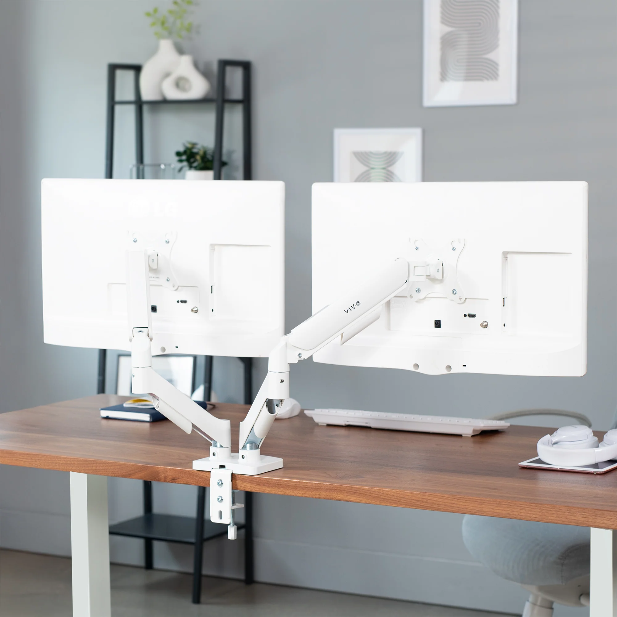 Mechanical Arm Dual 17" to 32" Monitor Desk Mount - Image 11