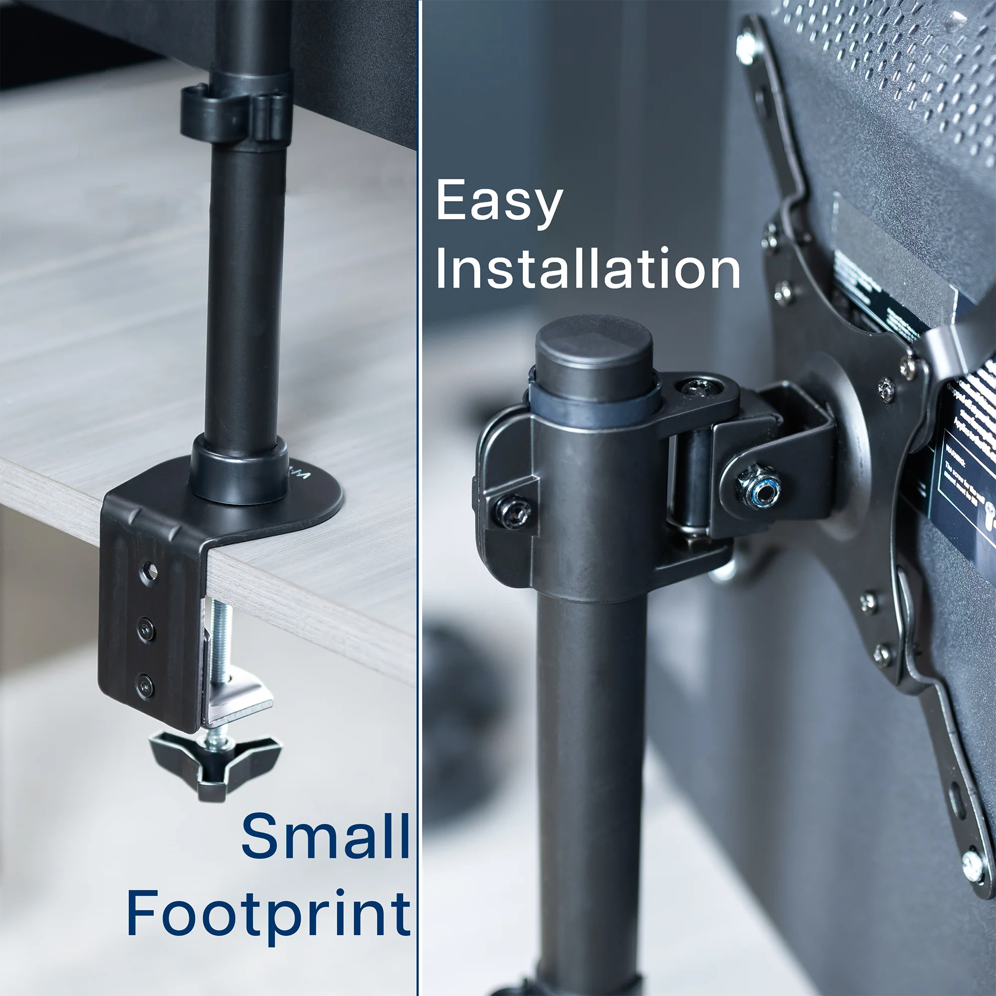 Single 17" to 42" Monitor Desk Mount - Image 9