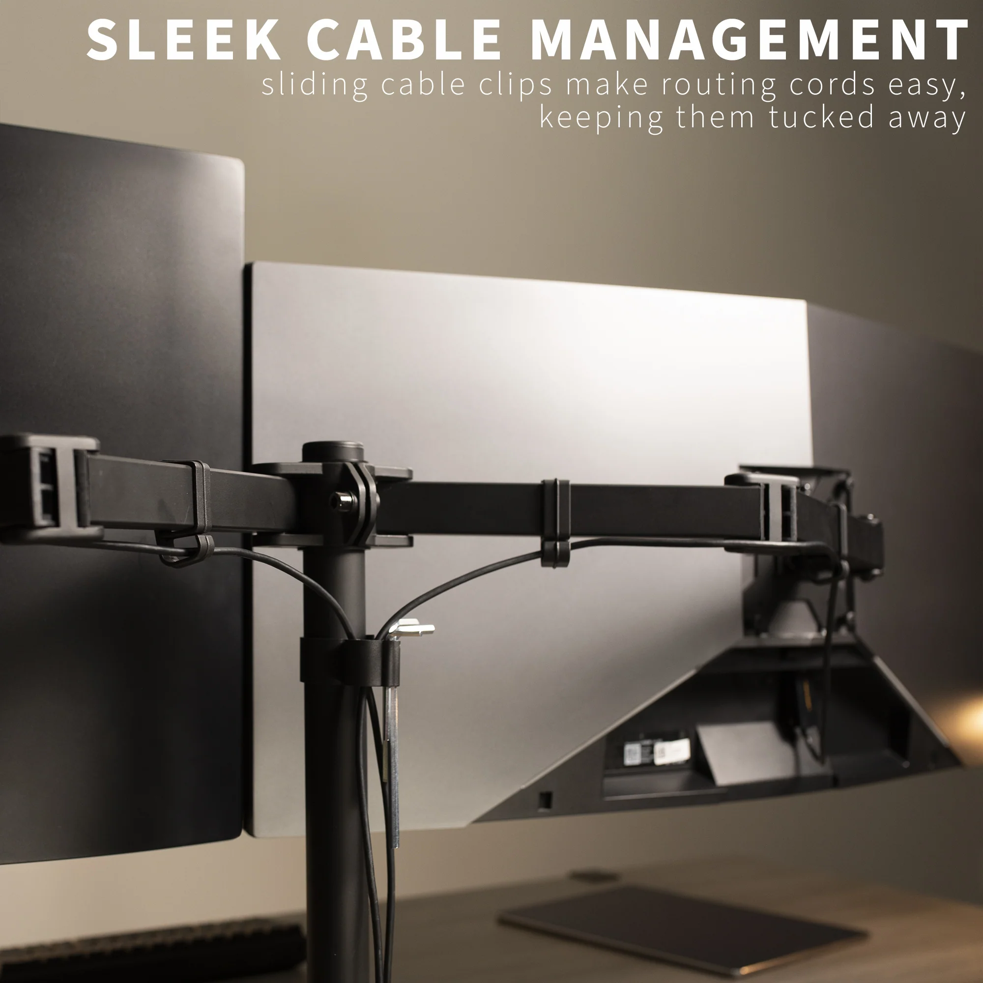 Dual 13" to 34" Monitor Desk Mount - Image 7