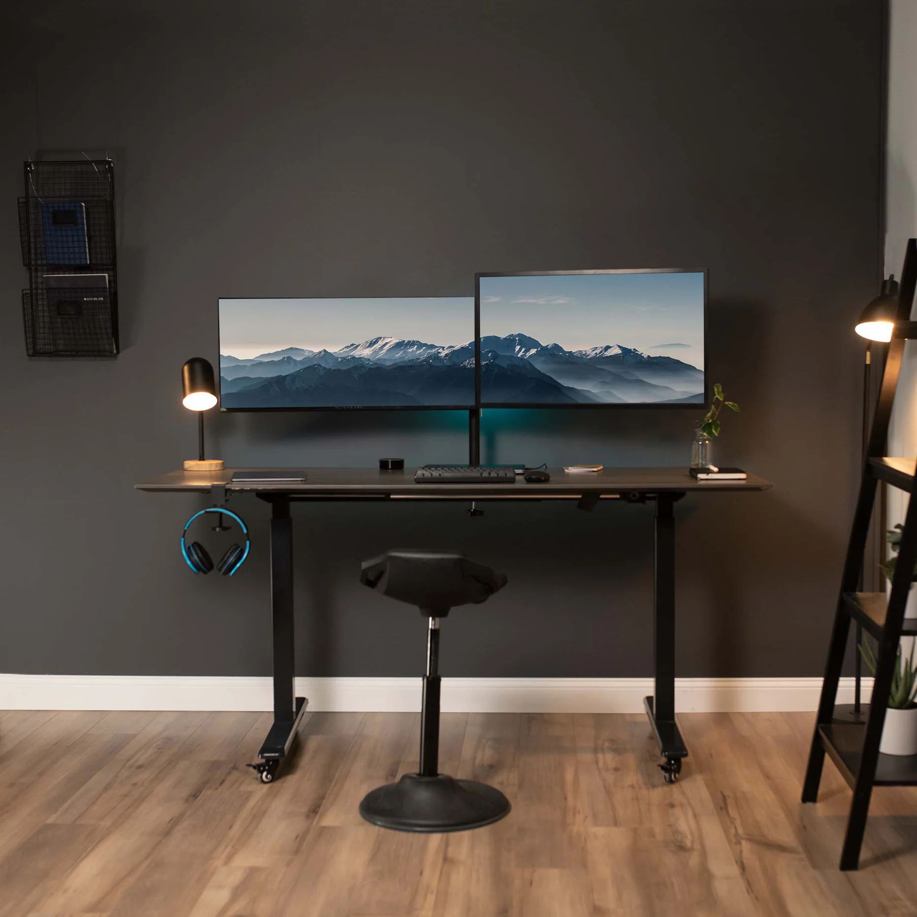 Dual 13" to 34" Monitor Desk Mount - Image 9