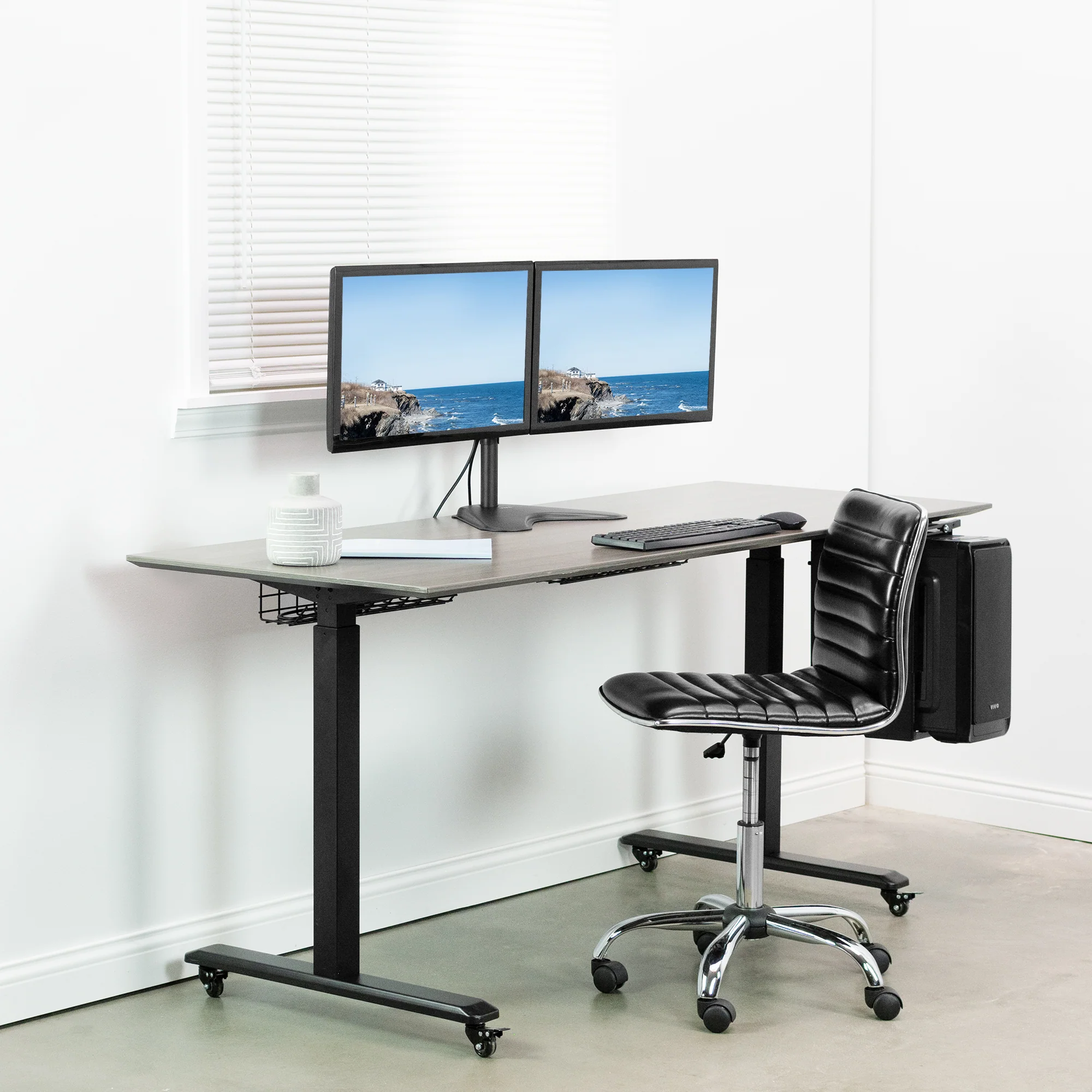 Dual 13” to 30" Monitor Desk Stand - Image 9