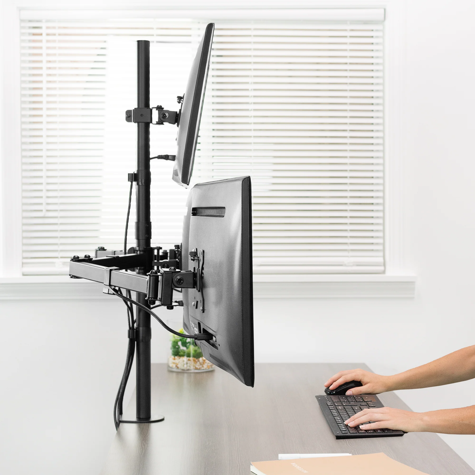 Quad 13” to 24” Monitor Desk Mount - Image 9