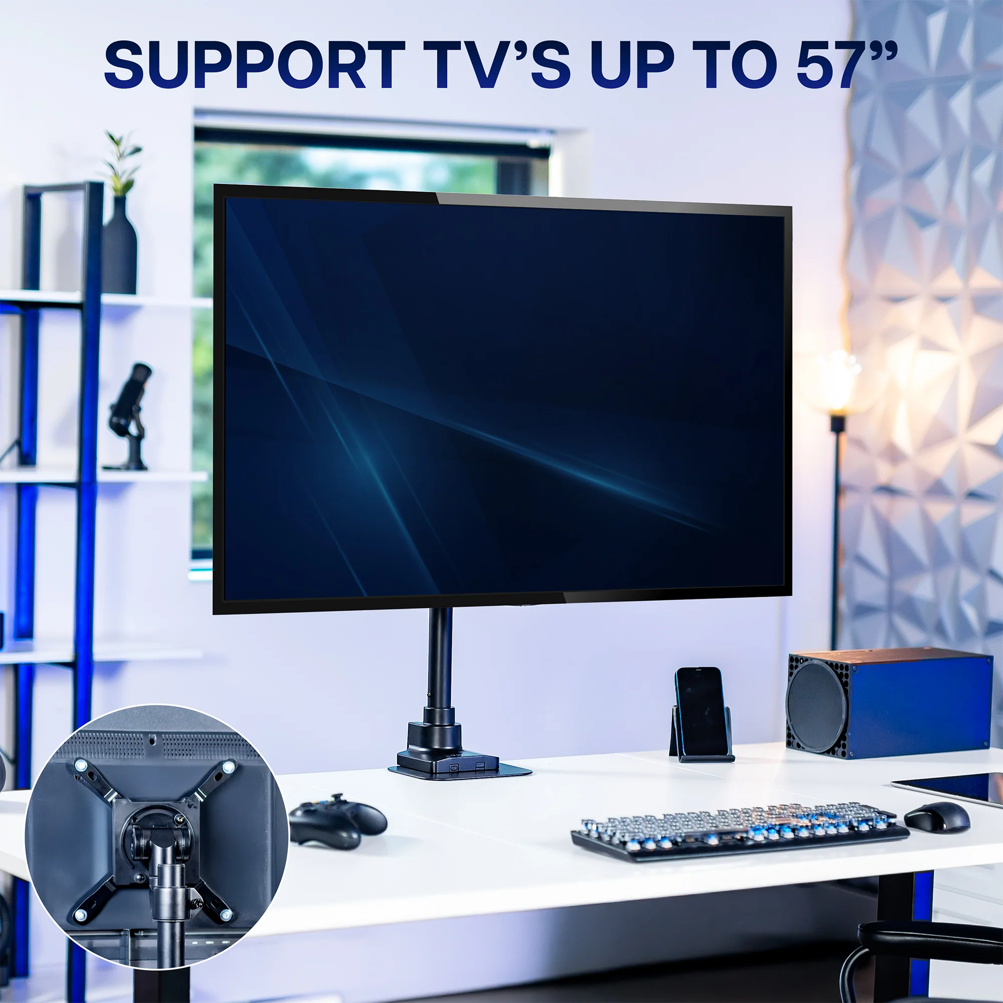 Single Ultrawide Monitor Desk Mount - Up to 57" Screens - Image 10