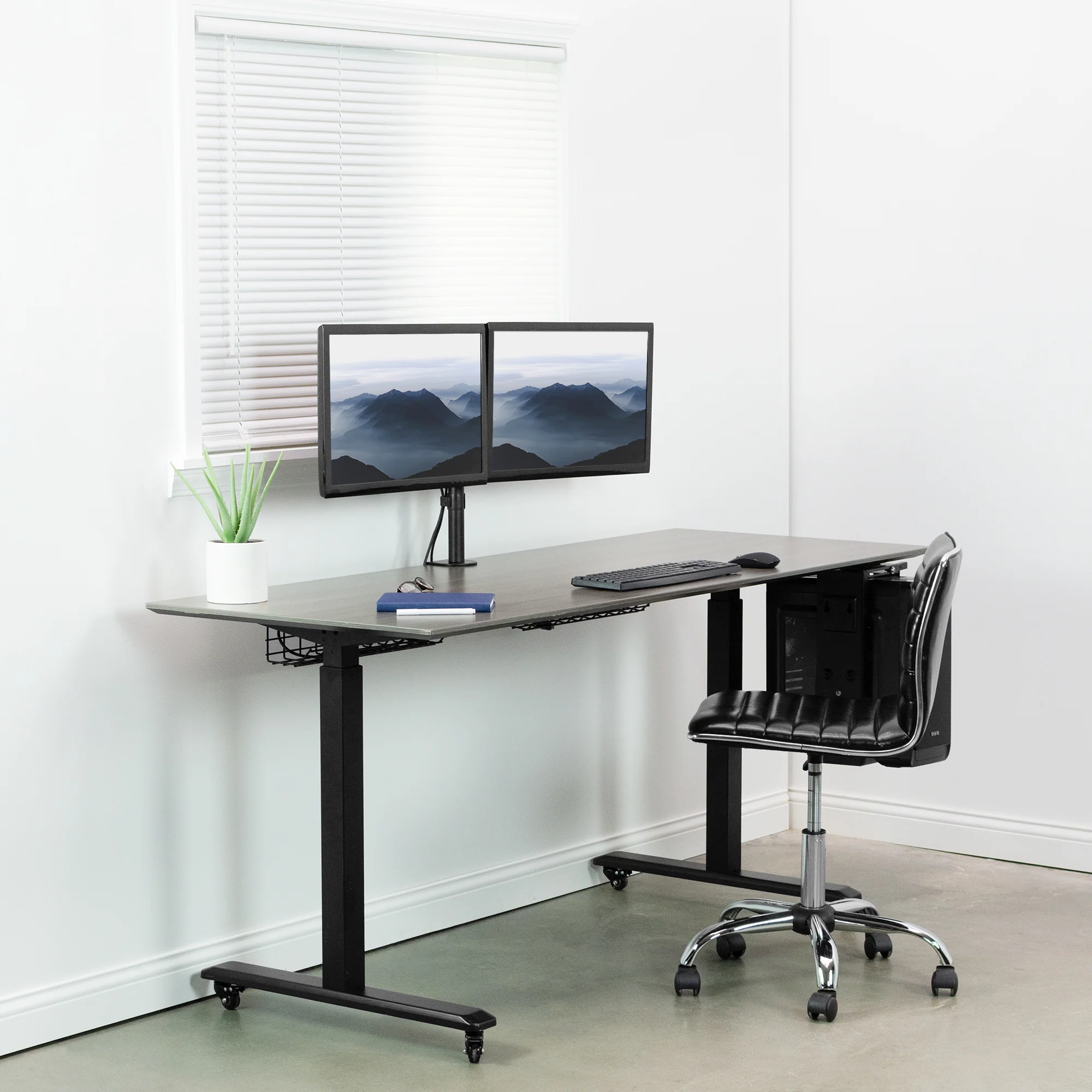 Dual 13” to 30” Monitor Desk Mount - Image 9