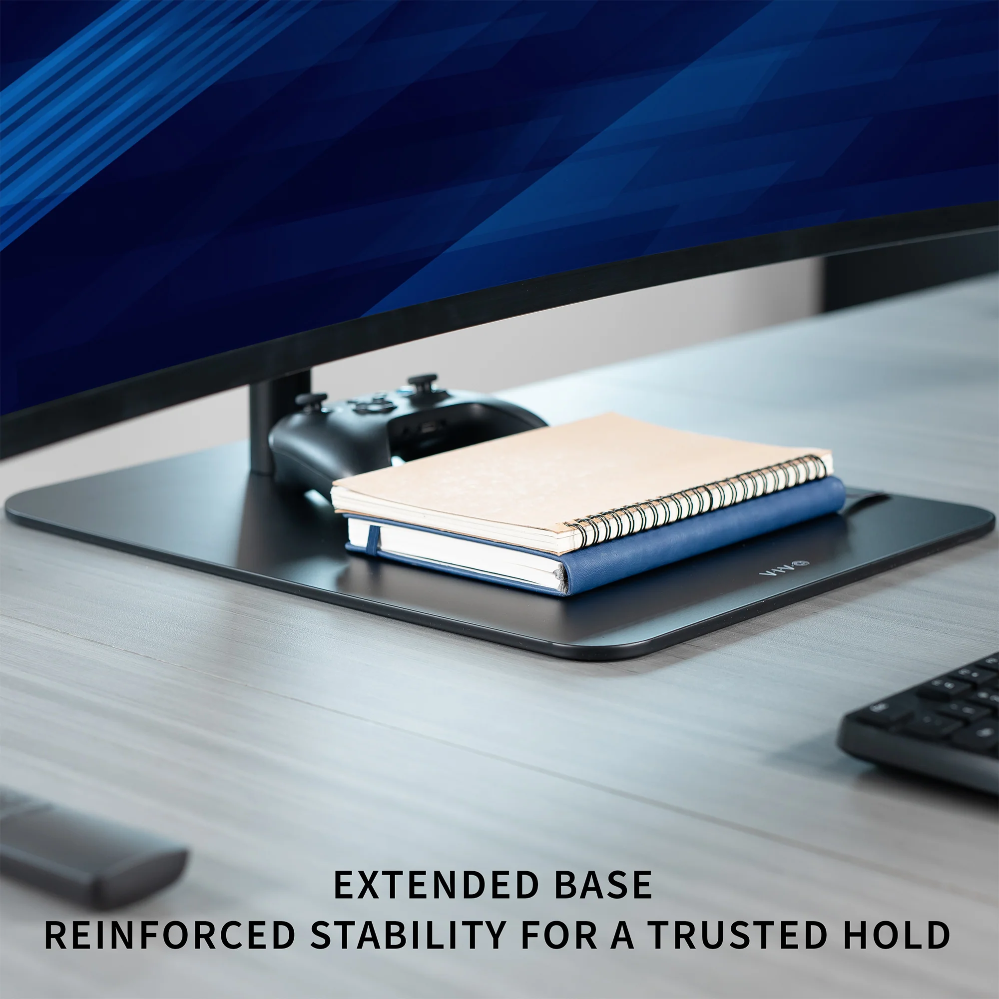 Dual Ultrawide Vertical Monitor Desk Stand - Up to 49" Screens - Image 6