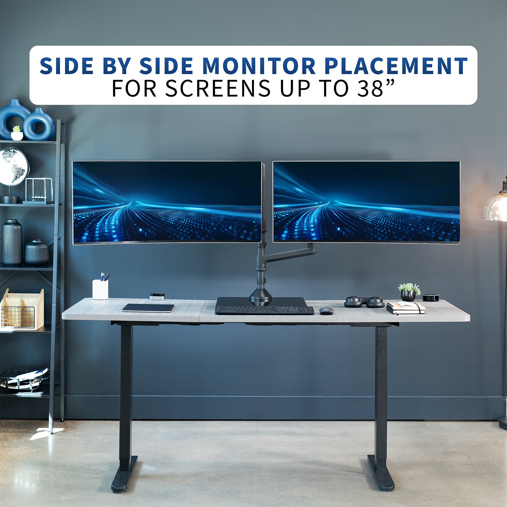 Dual Ultrawide Monitor Desk Stand - Up to 49" Screens - Image 7