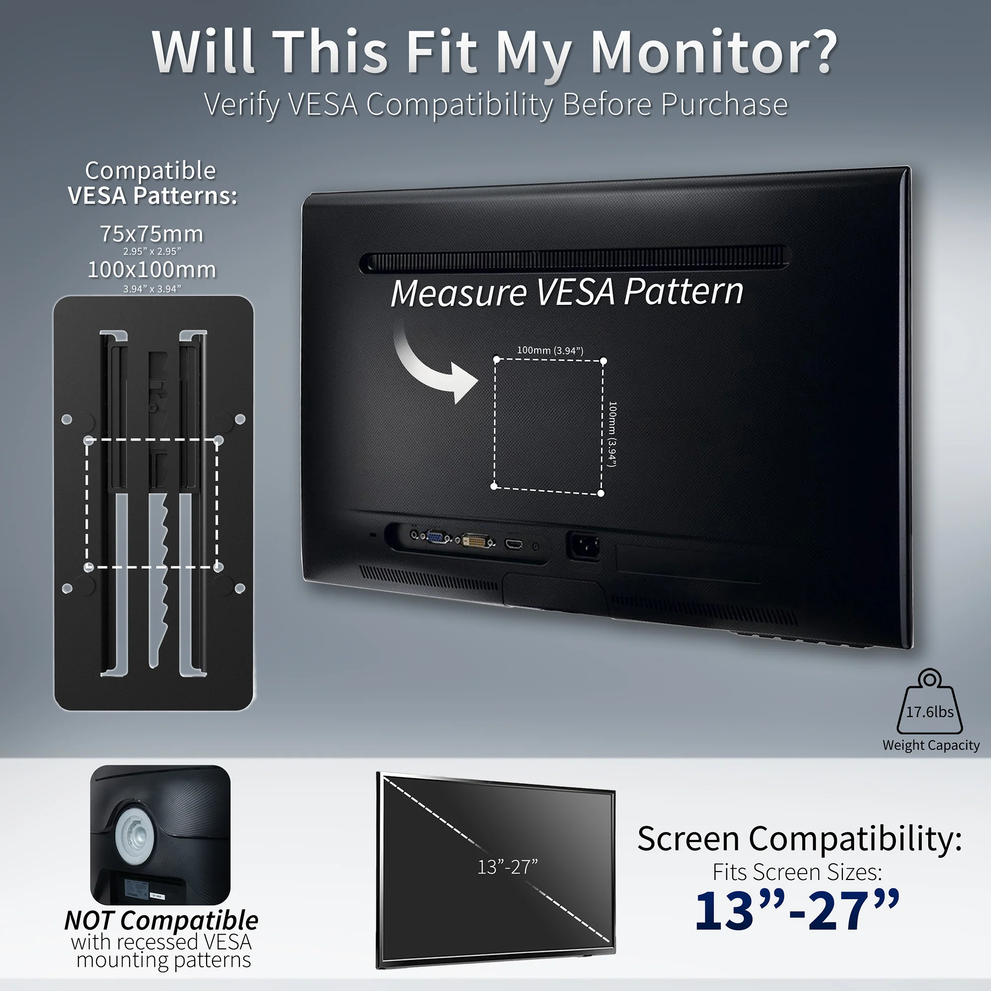 Height Adjustable VESA Adapter - Image 3
