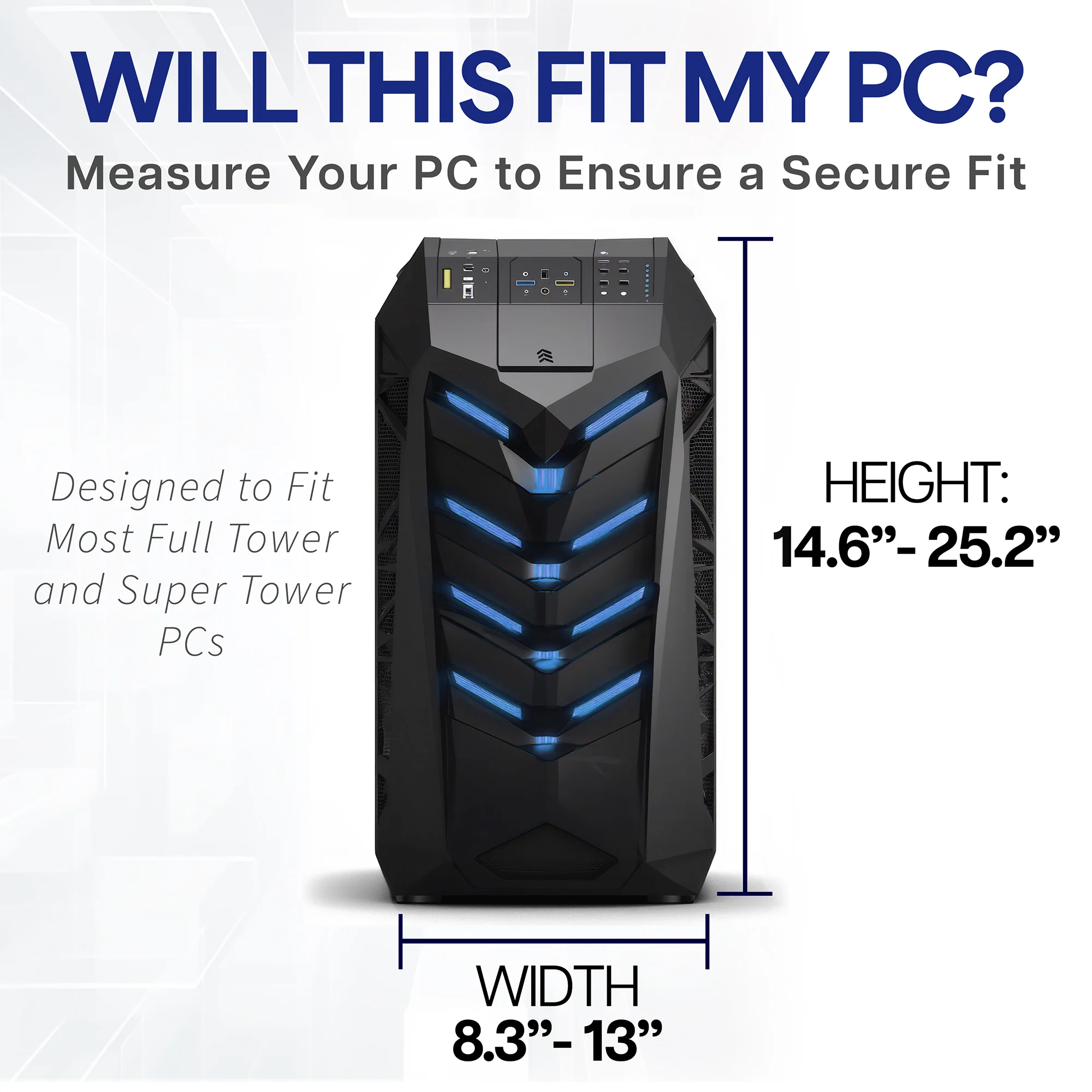 Under Desk and Wall Large PC Mount - Image 4